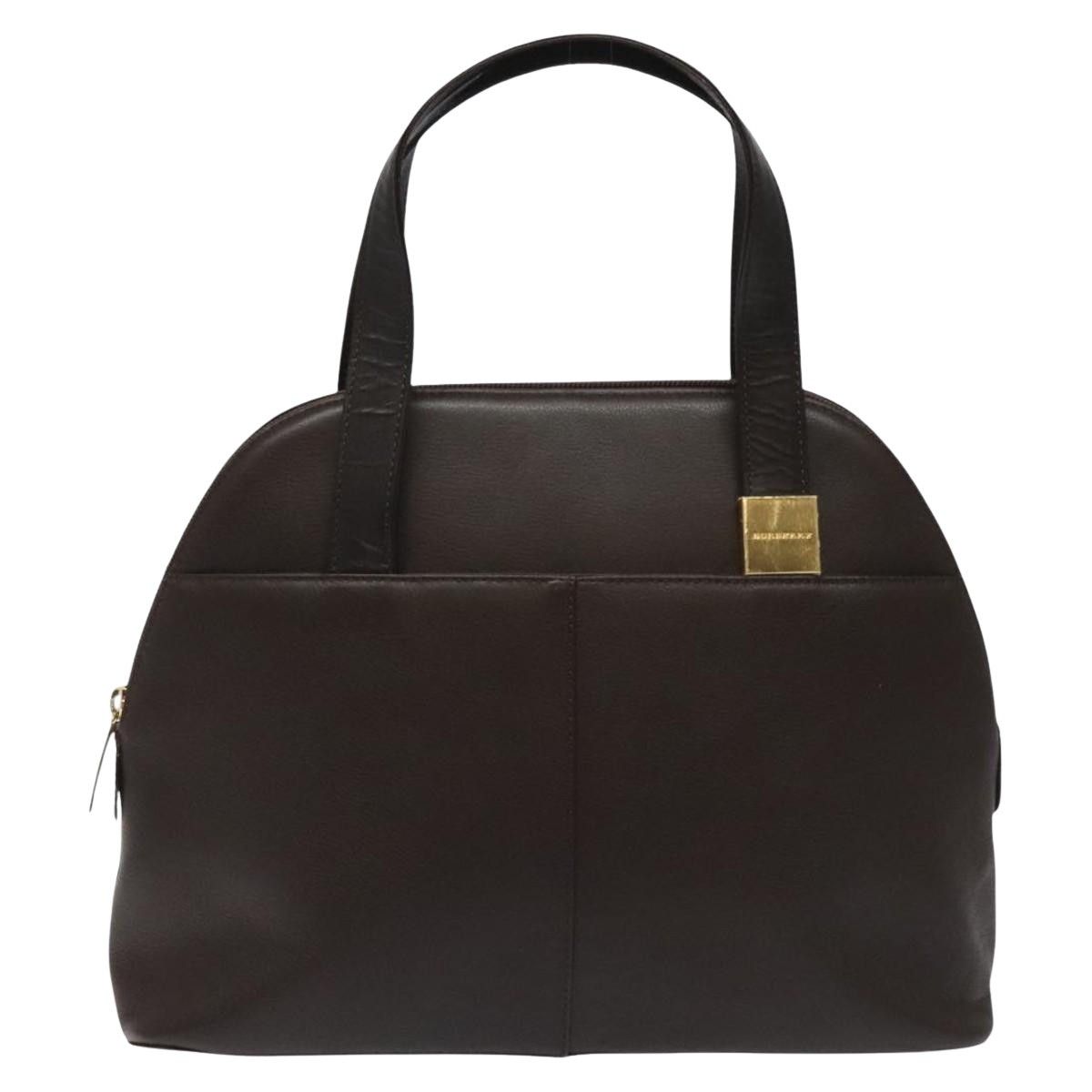 Brown Leather Handbag (Pre-Owned)