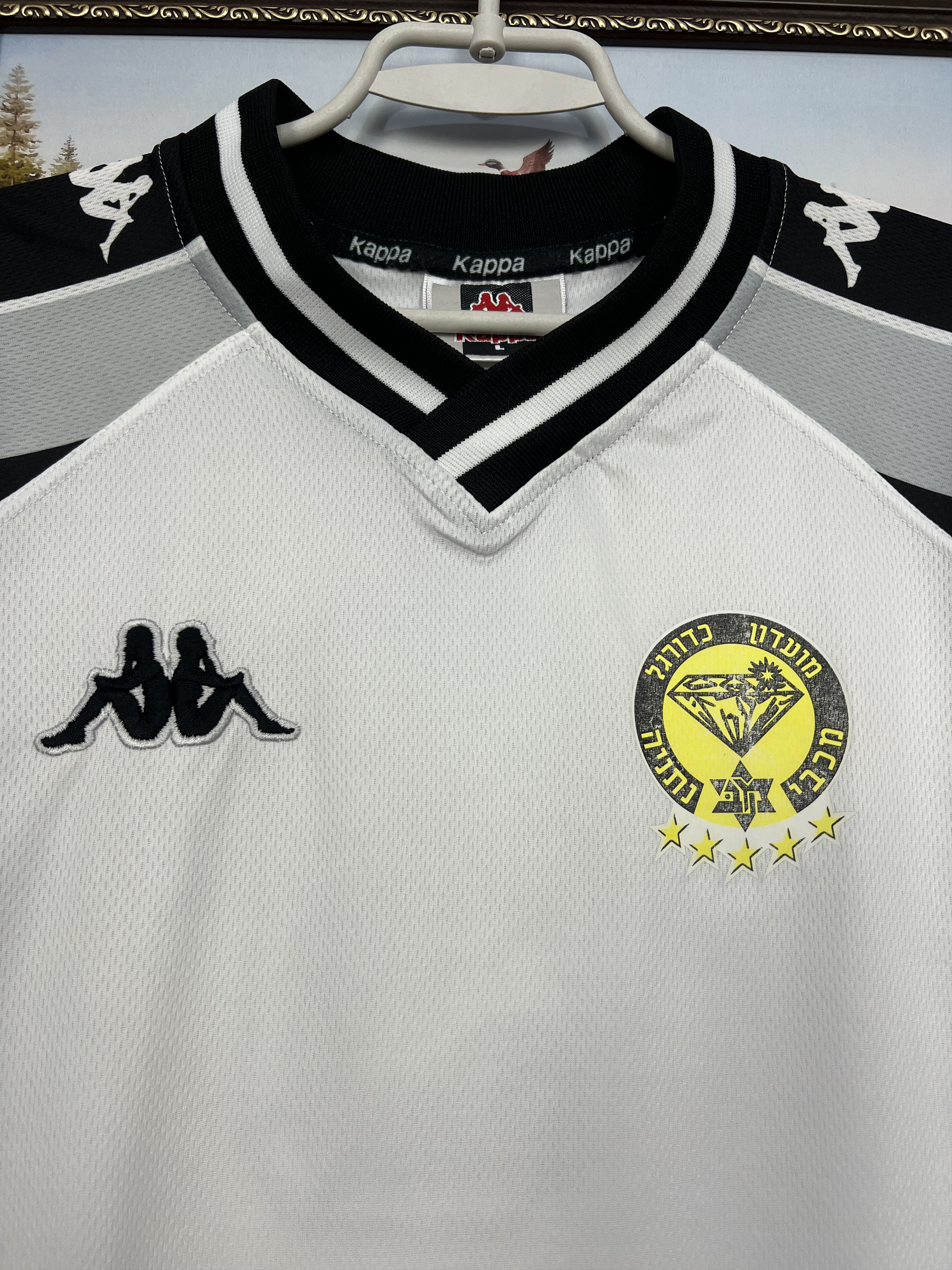 Kappa Vintage 90's Maccabi Netanya Football Shirt Kappa Soccer Size US L / EU 52-54 / 3 - 3 Thumbnail