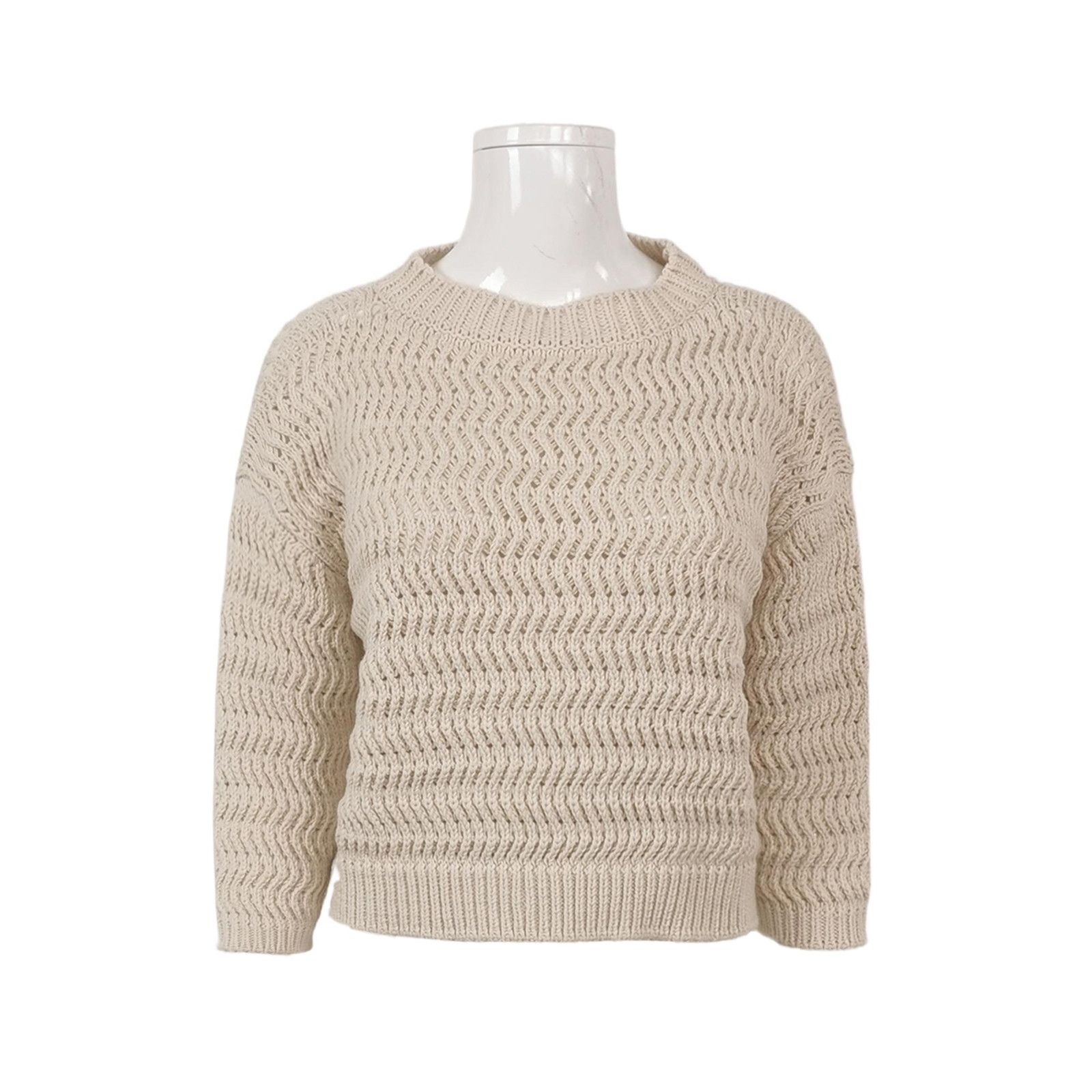 Weekend Max Mara Weekend Max Mara XS V-Neck Printed Knit Cardigan Size XS / US 0-2 / IT 36-38 - 1 Thumbnail