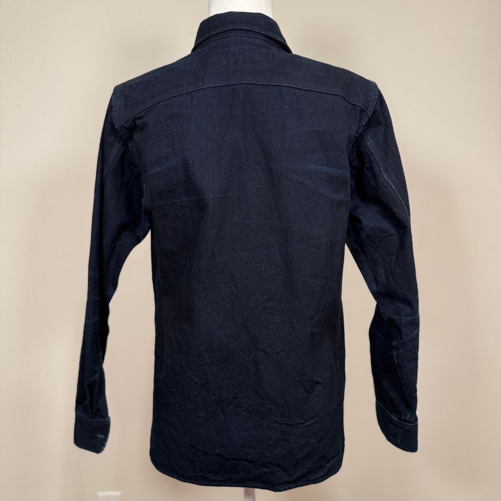 Rogue Territory Work Shirt - Indigo Selvedge Canvas - Size S