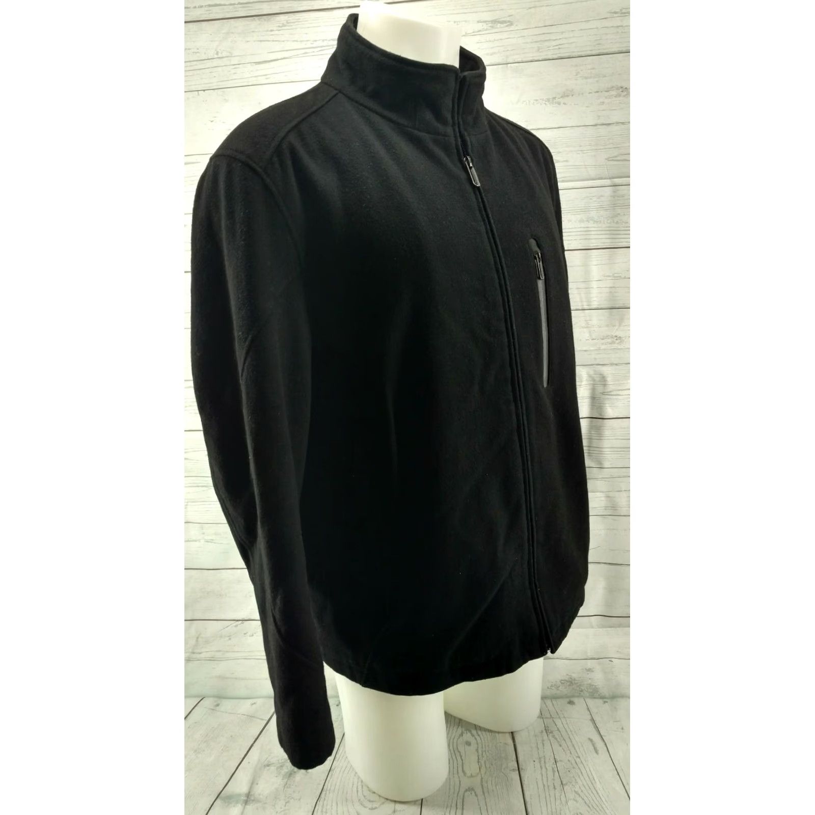 Tumi TUMI T-Tech Black Wool Blend Jacket Size L Mens Wool Jacket TTech Water Resistant Regular Size US L / EU 52-54 / 3 - 4 Thumbnail