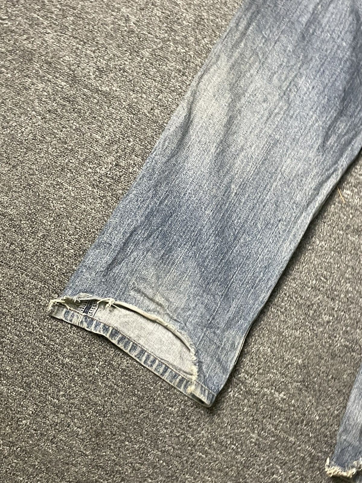 Big John × Vintage Vintage BIG JOHN Straight Cut Ripped Jeans (83) Size US 33 - 13 Thumbnail