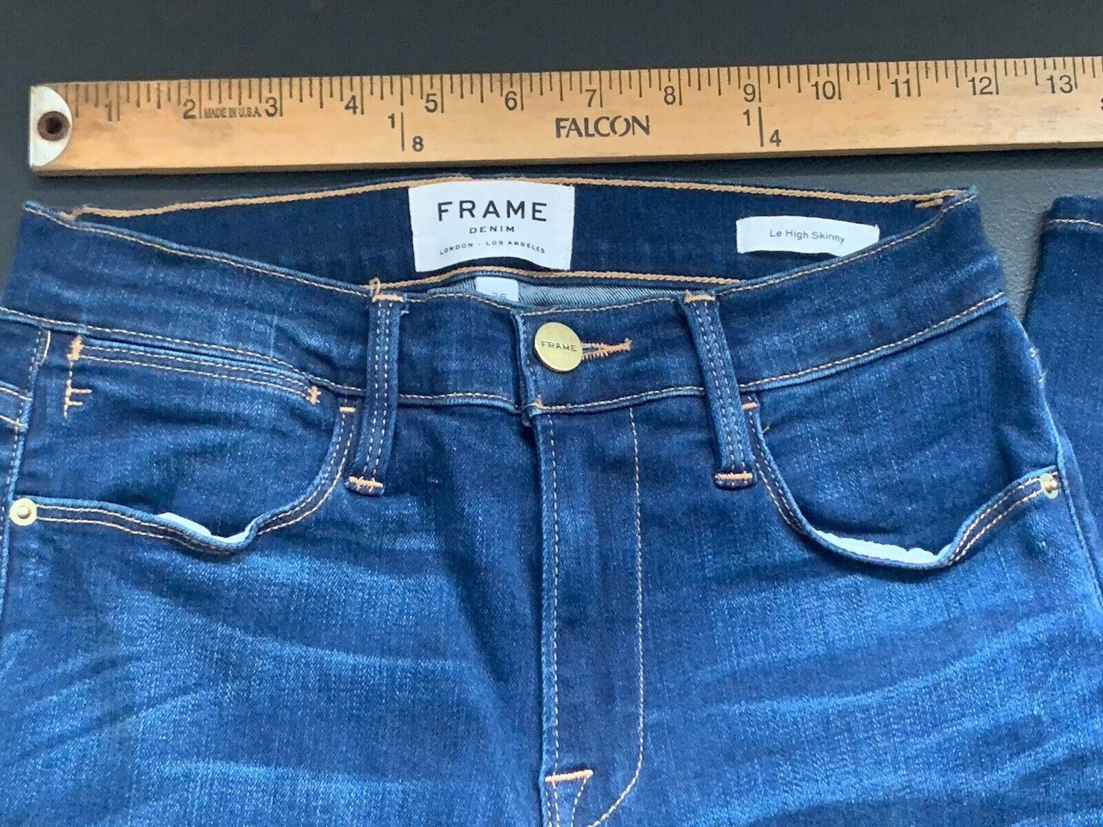 Frame FRAME Le High Skinny Columbia Road Jeans Women's Stretch Size 42" / US 20 - 3 Thumbnail