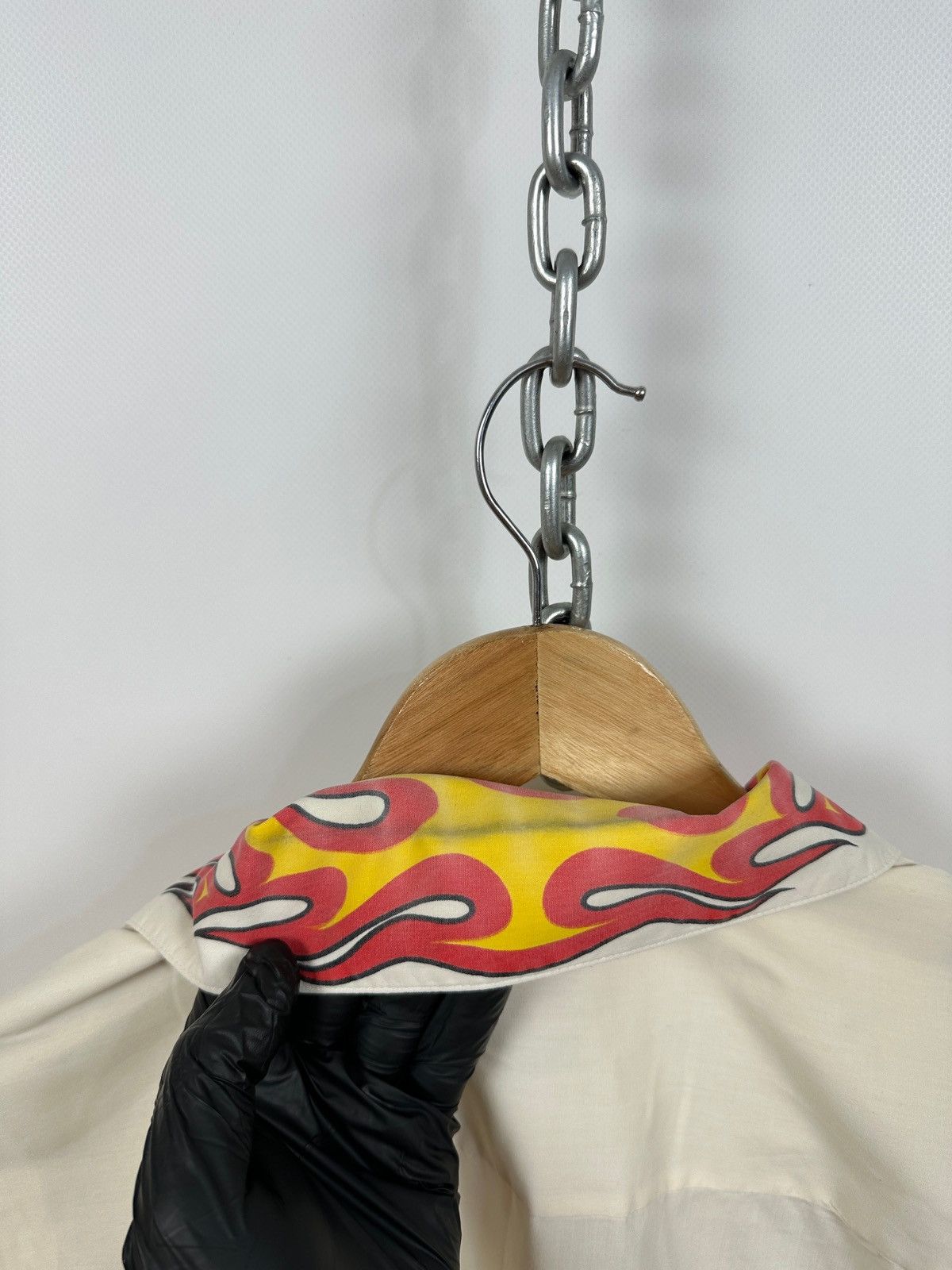 Other Vintage Pete Chenaski Fire Flame Car Crazy Hawaiian Shirt Size US XL / EU 56 / 4 - 20 Thumbnail