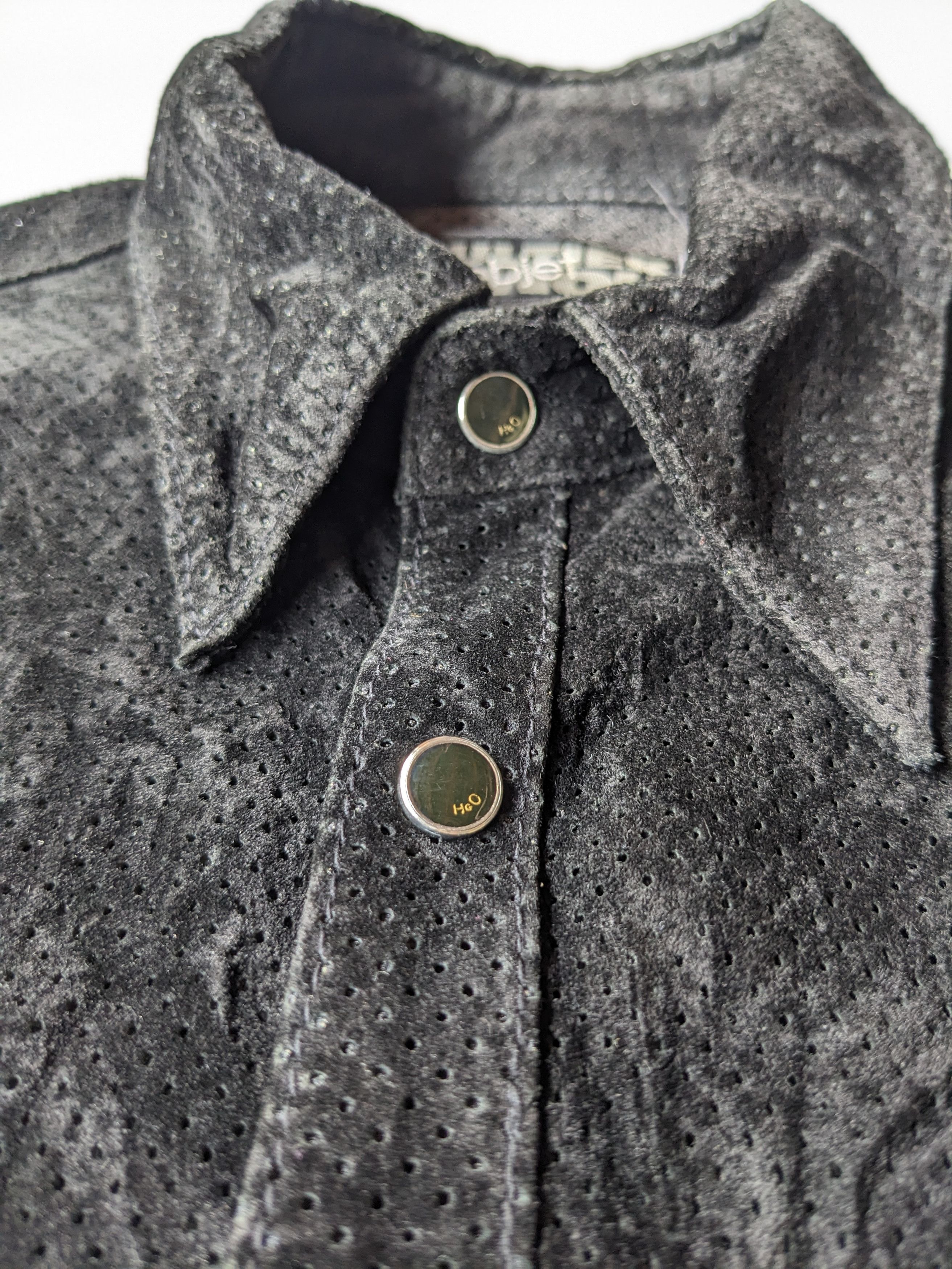 Jean Paul Gaultier Jean Paul Gaultier Objet mesh suede leather Size US M / EU 48-50 / 2 - 3 Thumbnail