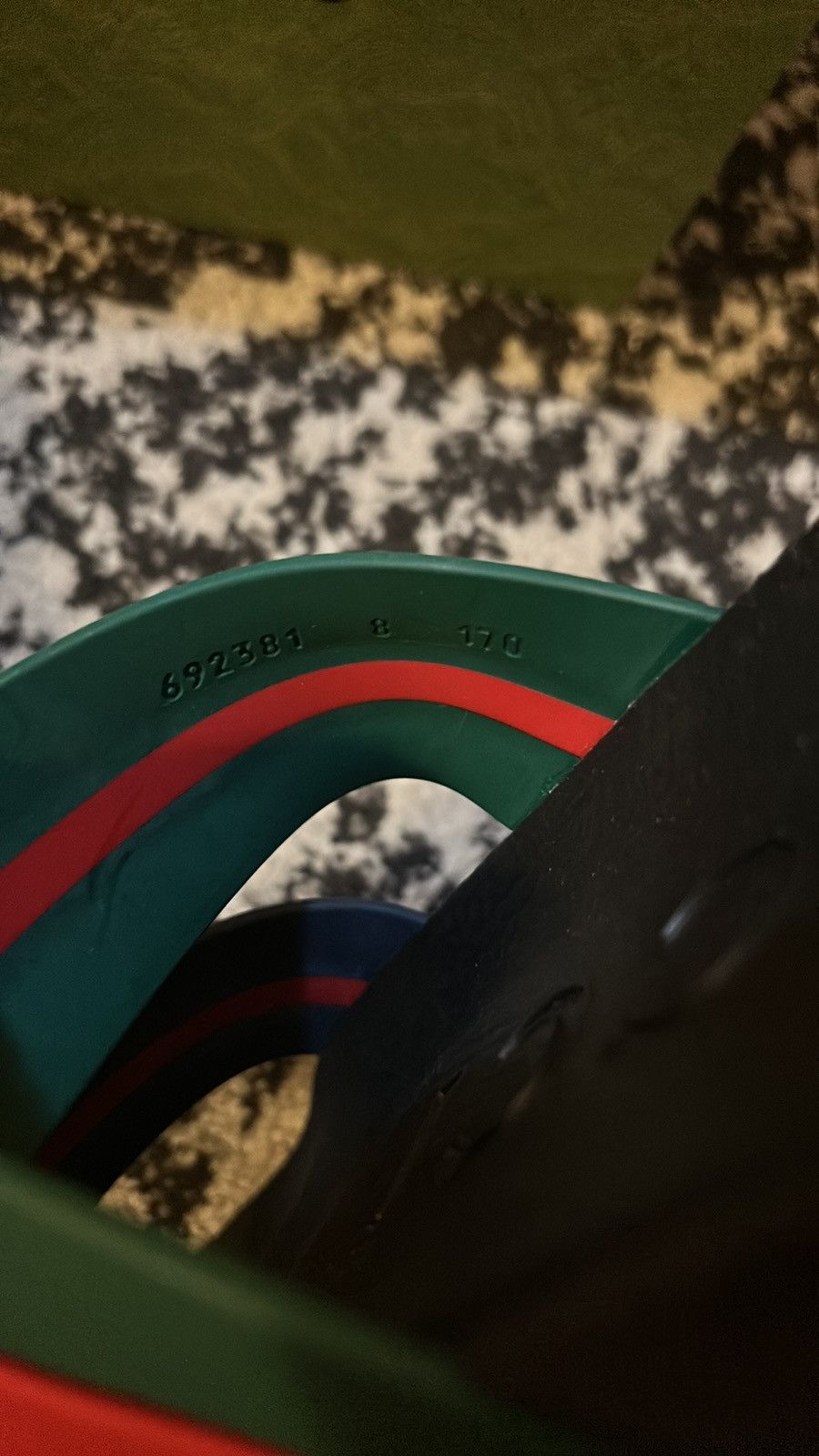 Gucci Gucci Agrado GRG Rubber Slide Sandal size 8 Size US 8 / EU 41 - 4 Thumbnail