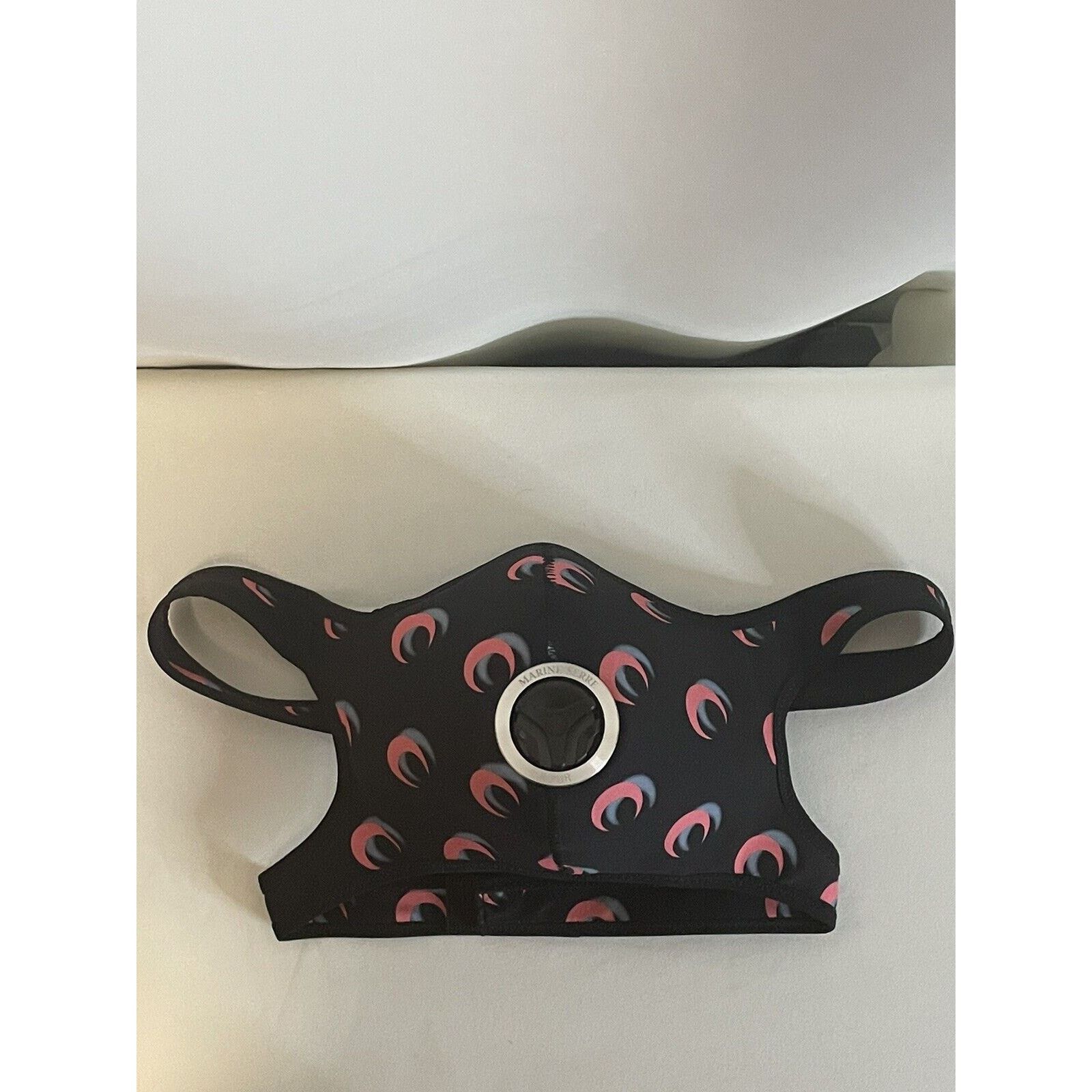 Marine Serre FW19 Marine Serre Radiation Black Pink Moon R-PUR Mask Size ONE SIZE - 1 Thumbnail