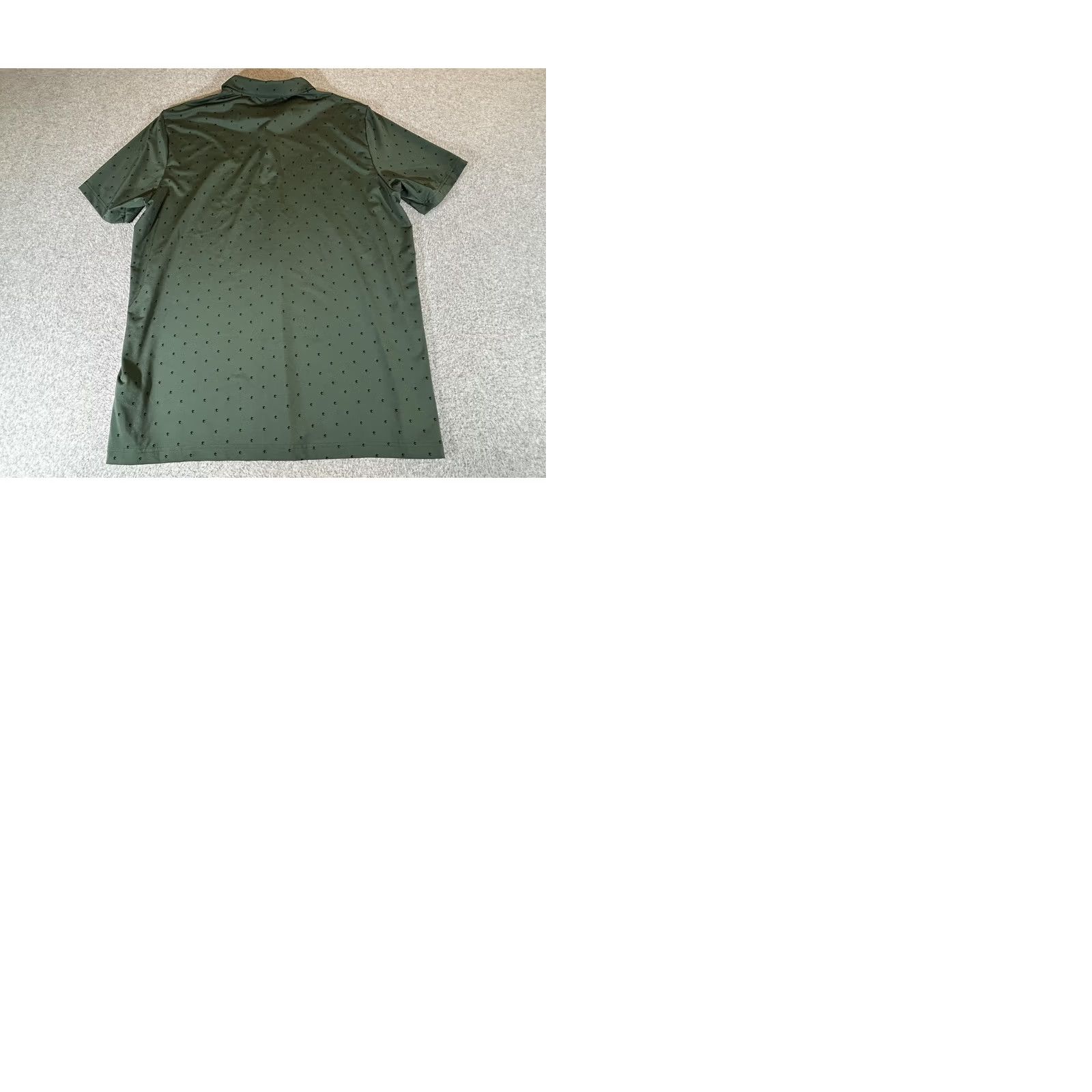 Adidas Adidas Golf Polo Shirts Mens XL Green Tree Print Polo Shirt Short Sleeve Performance Polo Size US XL / EU 56 / 4 - 9 Thumbnail