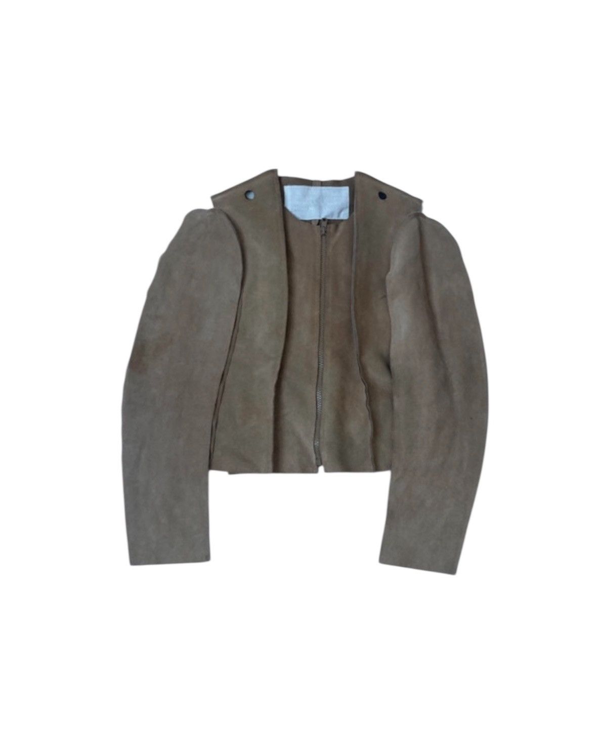 H&M × Maison Margiela Maison Margiela x H&M Beige Suede mannequin Leather jacket Size M / US 6-8 / IT 42-44 - 1 Thumbnail