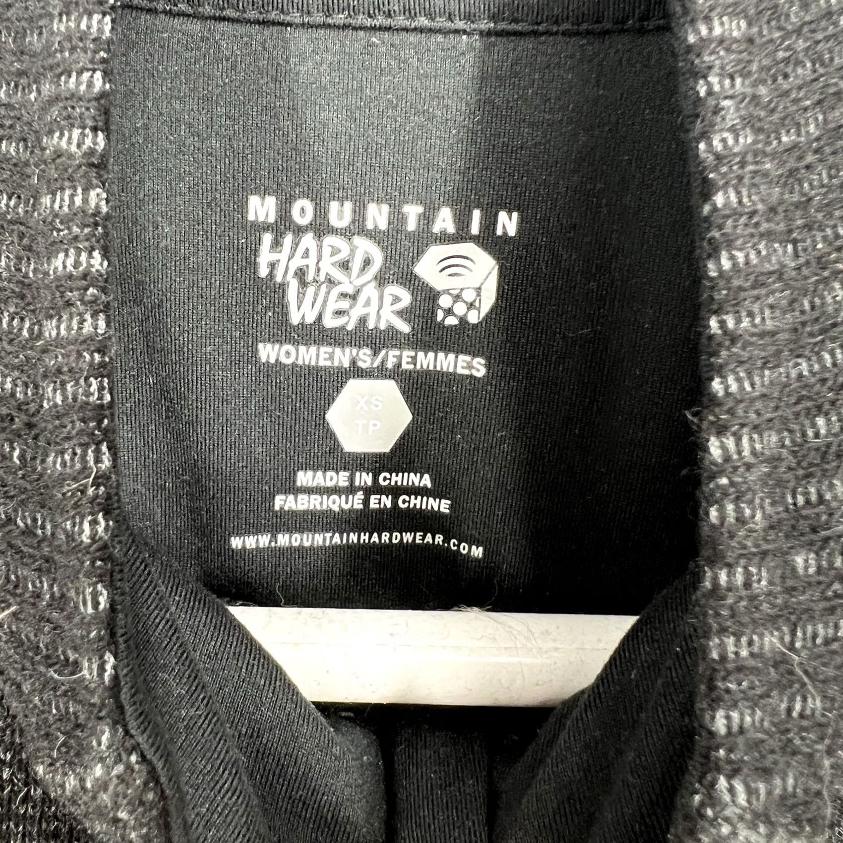 Mountain Hardwear Mountain Hardwear Sarafin Jacket Wool Blend Womens Size XS Black and Gray Size XS / US 0-2 / IT 36-38 - 4 Thumbnail
