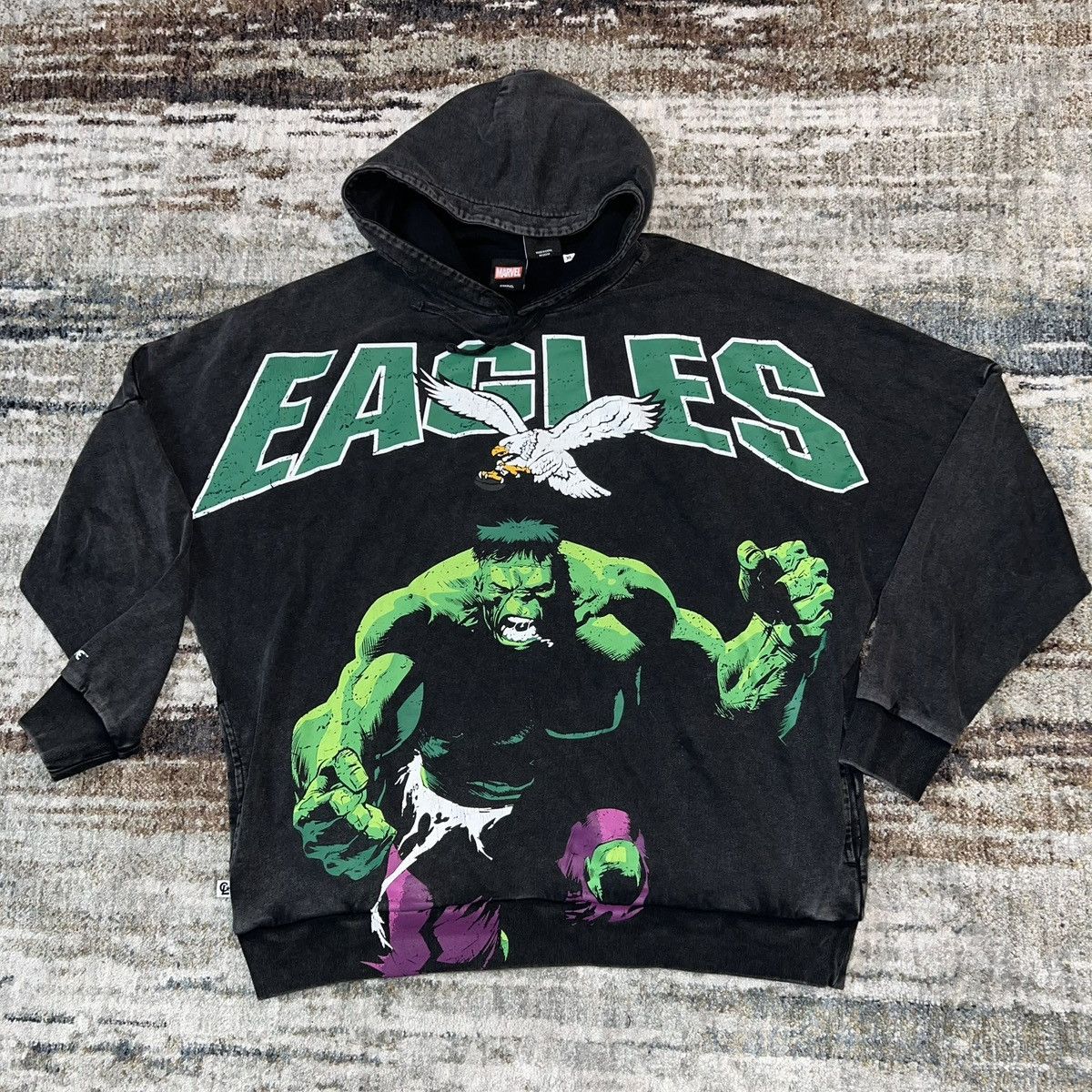 Marvel Comics NEW NFL MARVEL Philadelphia Eagles Incredible Hulk Hoodie Size US XL / EU 56 / 4 - 1 Thumbnail