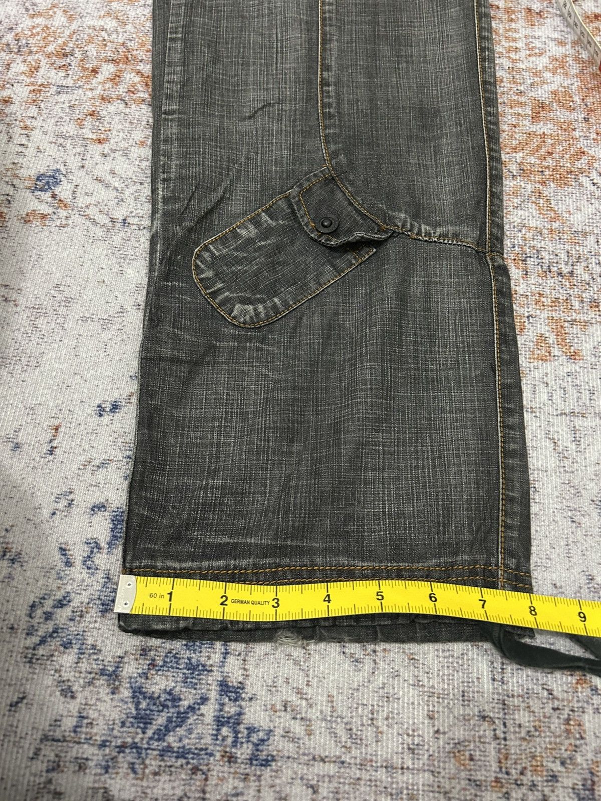 Hysteric Glamour × Japanese Brand Cargo MultiPocket Emboidered Butterfly Pants Size US 29 - 19 Thumbnail
