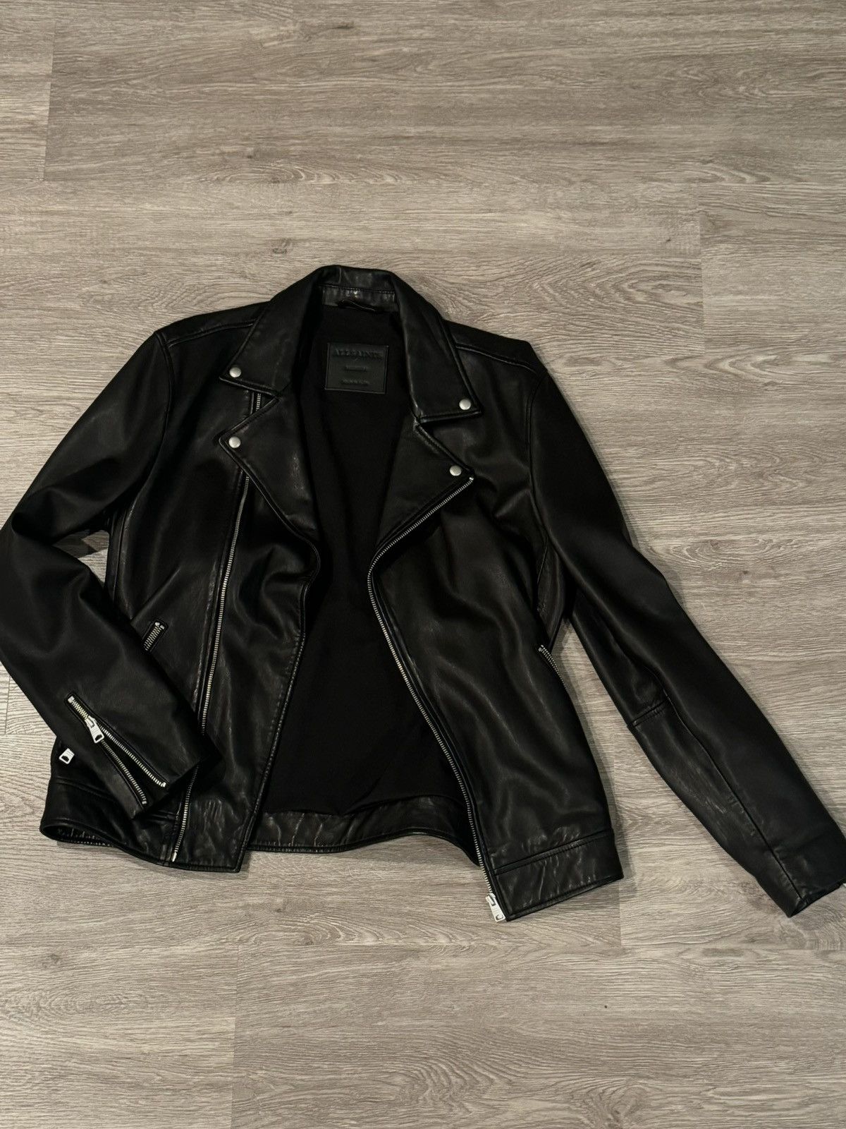 Allsaints AllSaints Kaleb Leather jacket | Grailed