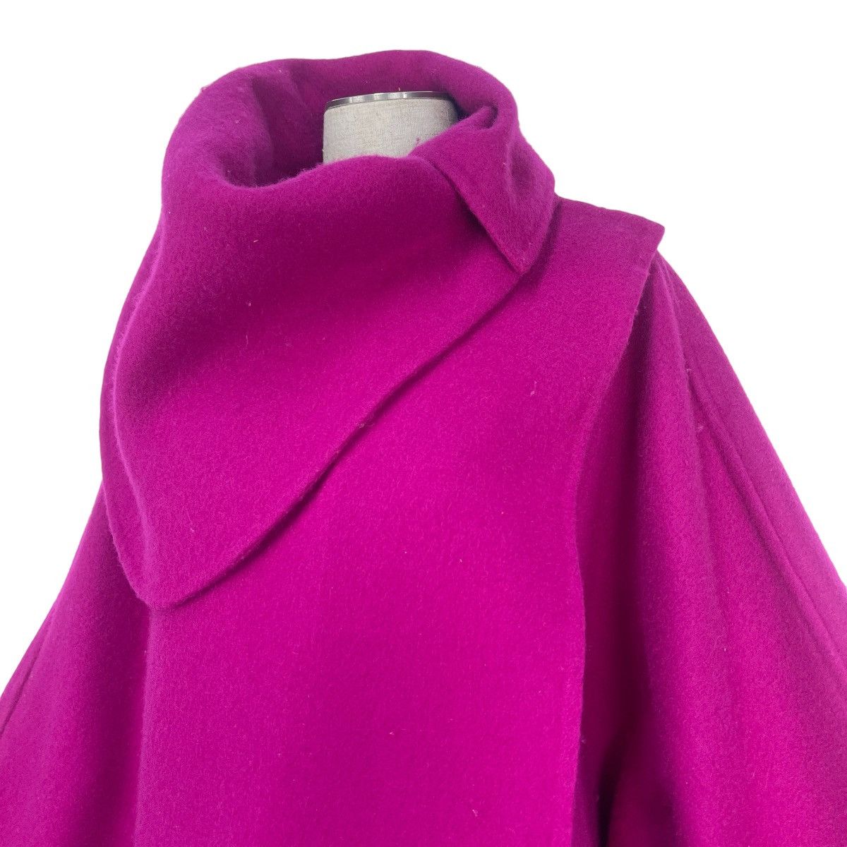 Yohji Yamamoto Runaway F/W 1987 Purple Wool Coat Size M / US 6-8 / IT 42-44 - 3 Thumbnail