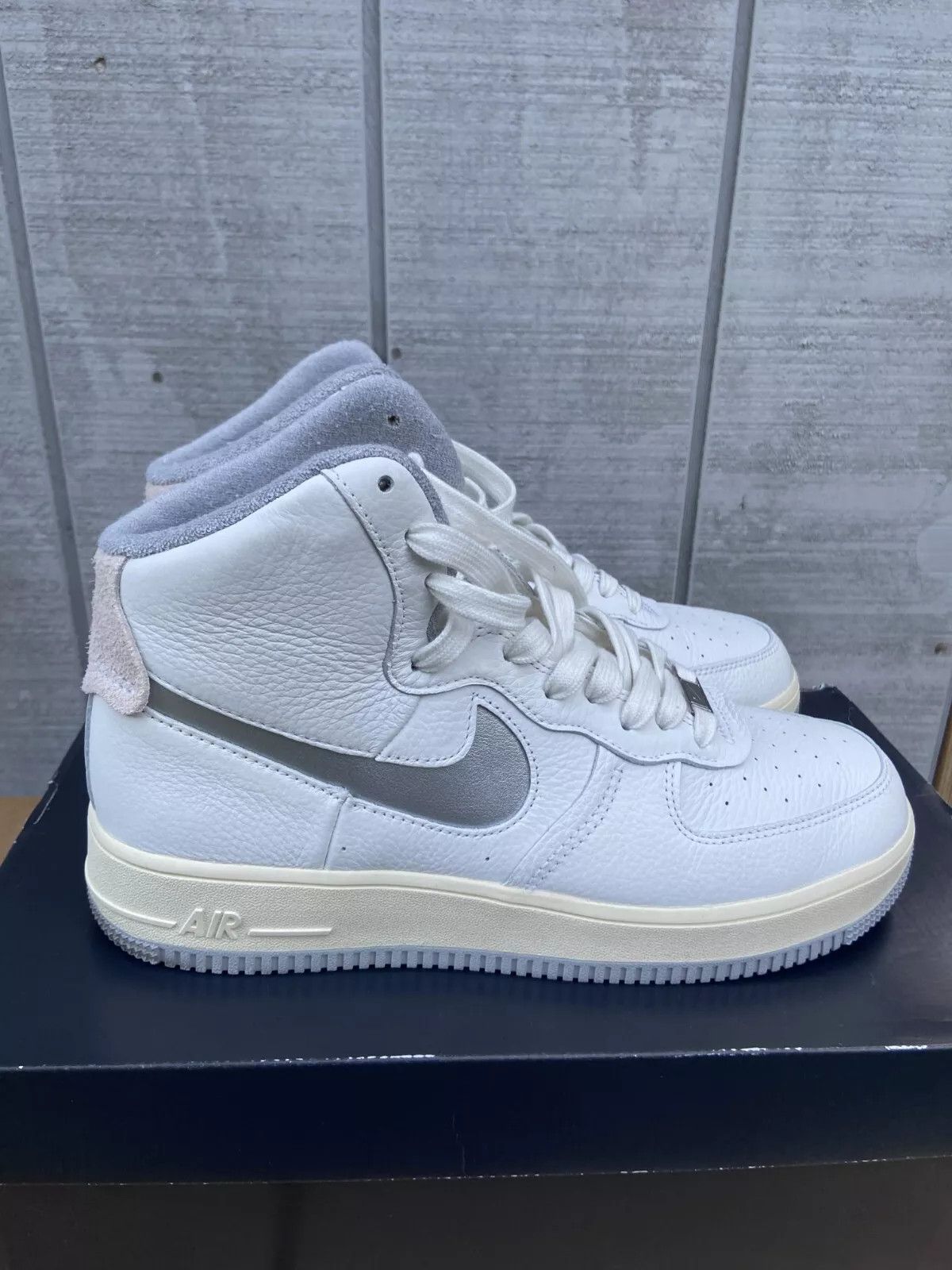 Nike Nike Air Force 1 High Sculpt White Silver Size 11.5w / 10m Size US 11.5 / IT 41.5 - 4 Thumbnail