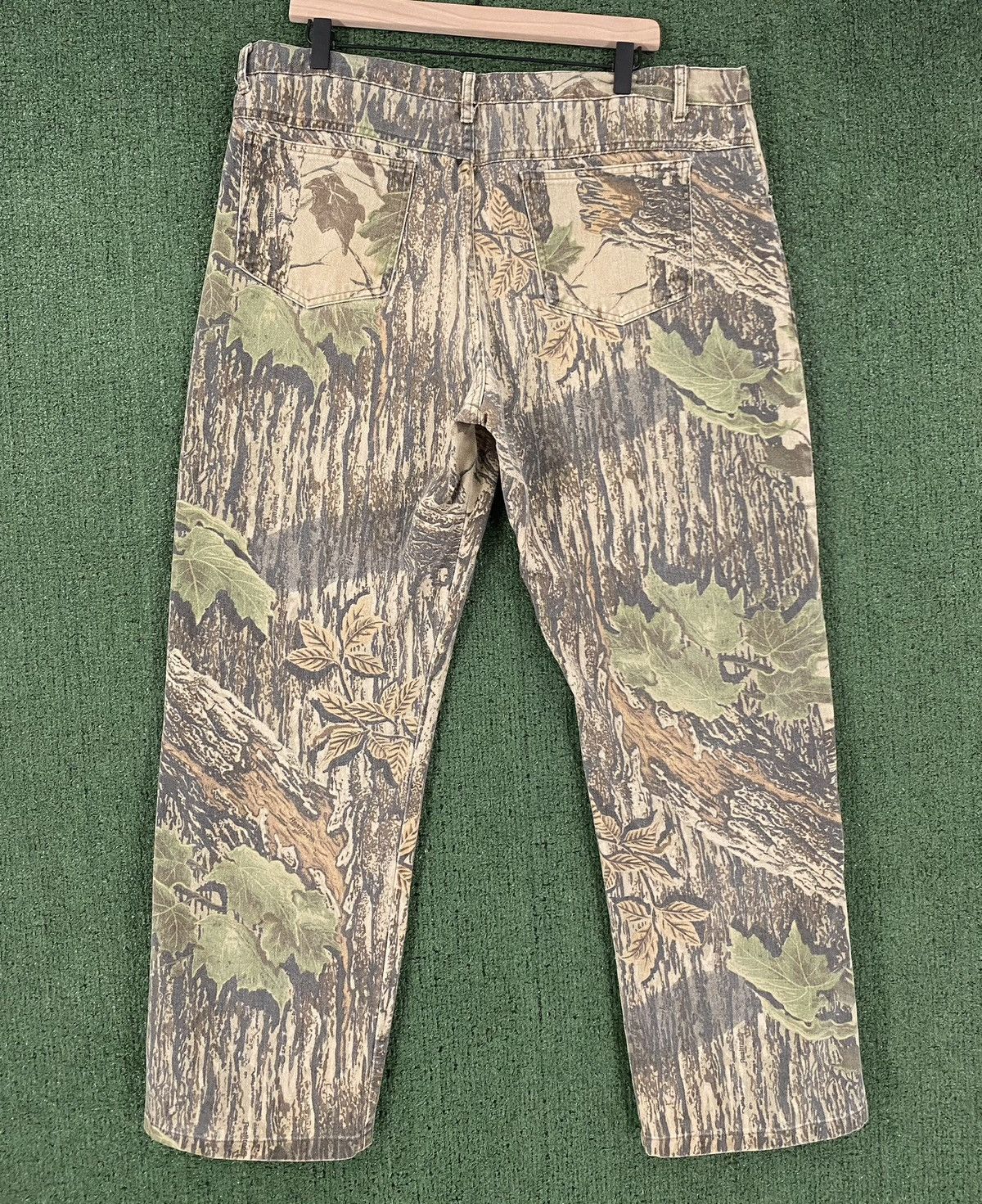 Other Vintage 90’s Duxbak Realtree Bark Leaf Camo Jeans Sz 38 Size US 38 / EU 54 - 4 Thumbnail