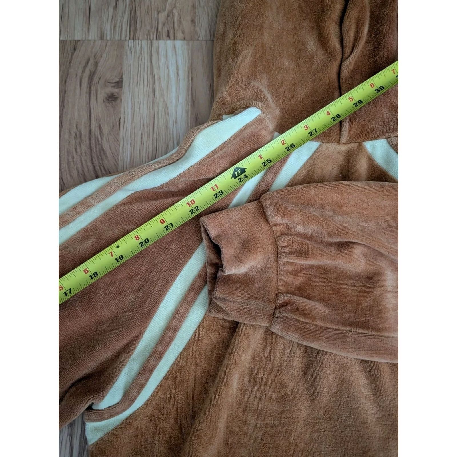 Velour VINTAGE Carol Canaan For Top Seed Women's Velour Track Jacket Brown L Size L / US 10 / IT 46 - 6 Thumbnail