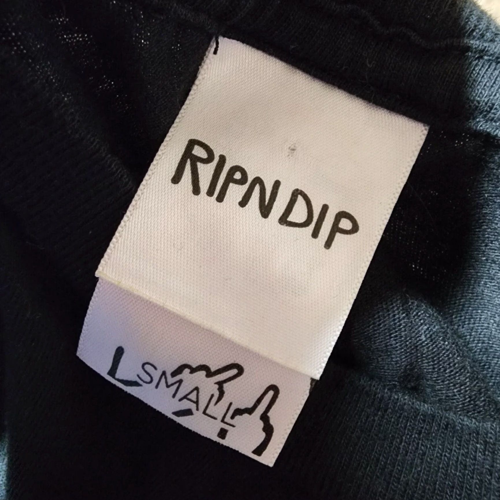 RIPNDIP RIPNDIP Double Sided Cat T Shirt Black Mens Short Sleeve S Size US S / EU 44-46 / 1 - 4 Thumbnail