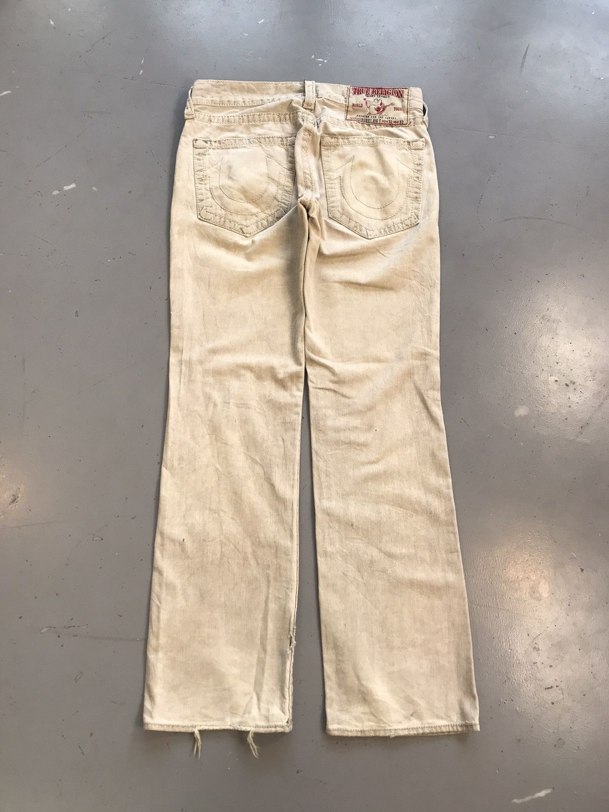 True Religion × Vintage Vintage true religion distressed bootcut denim Size US 34 / EU 50 - 10 Thumbnail