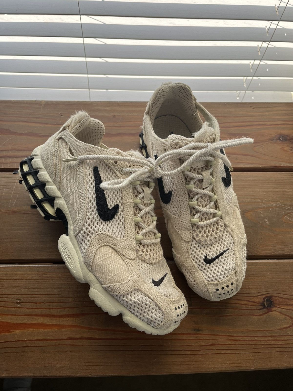 Nike × Stussy Stussy X Nike Air Zoom Spiridon Cage 2 Size US 8 / EU 41 - 2 Thumbnail