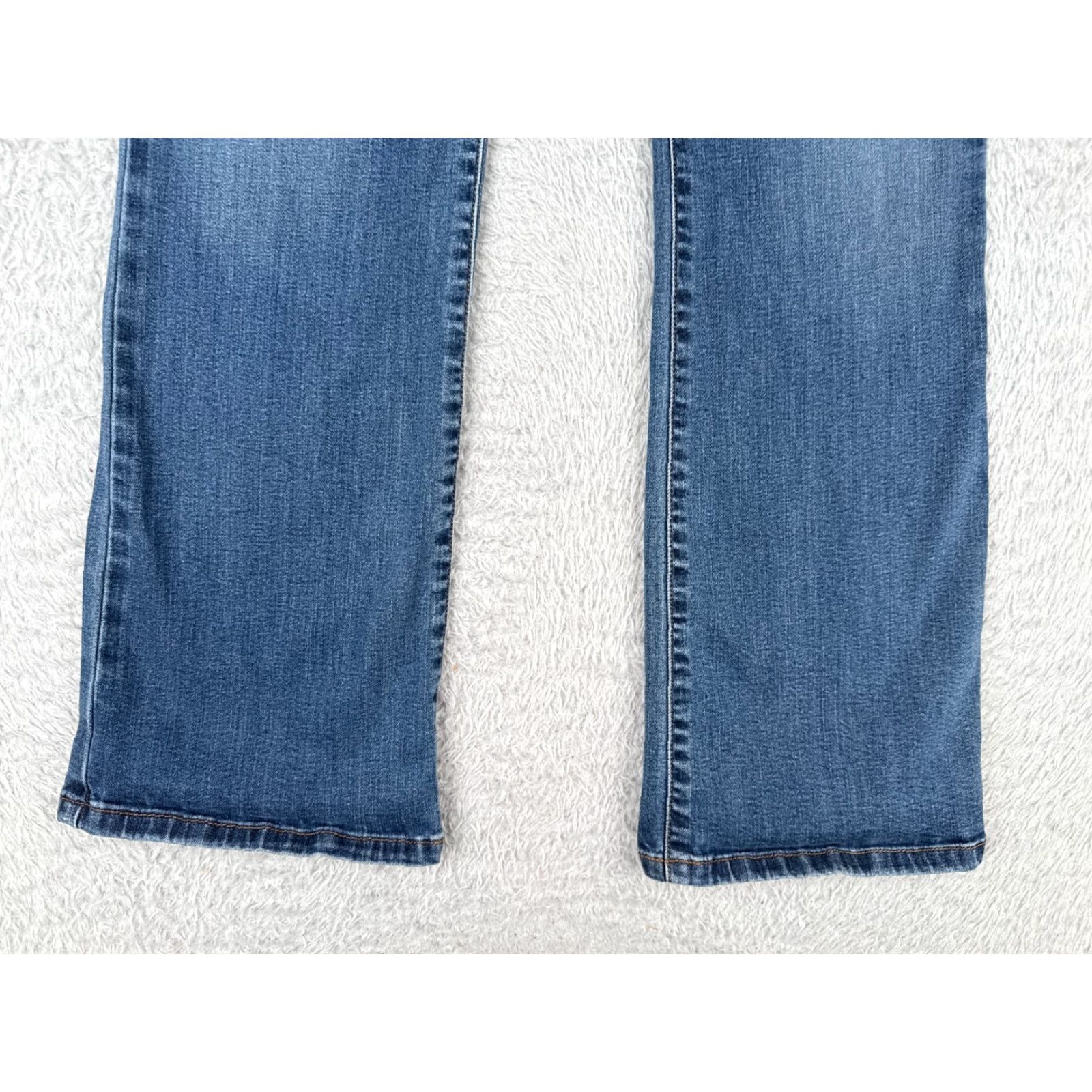 Anthropologie Level 99 Jeans Women Bootcut Jeans 31 Blue Denim Mid Rise 30x28 Cotton Size 24" / US 00 / IT 34 - 2 Thumbnail