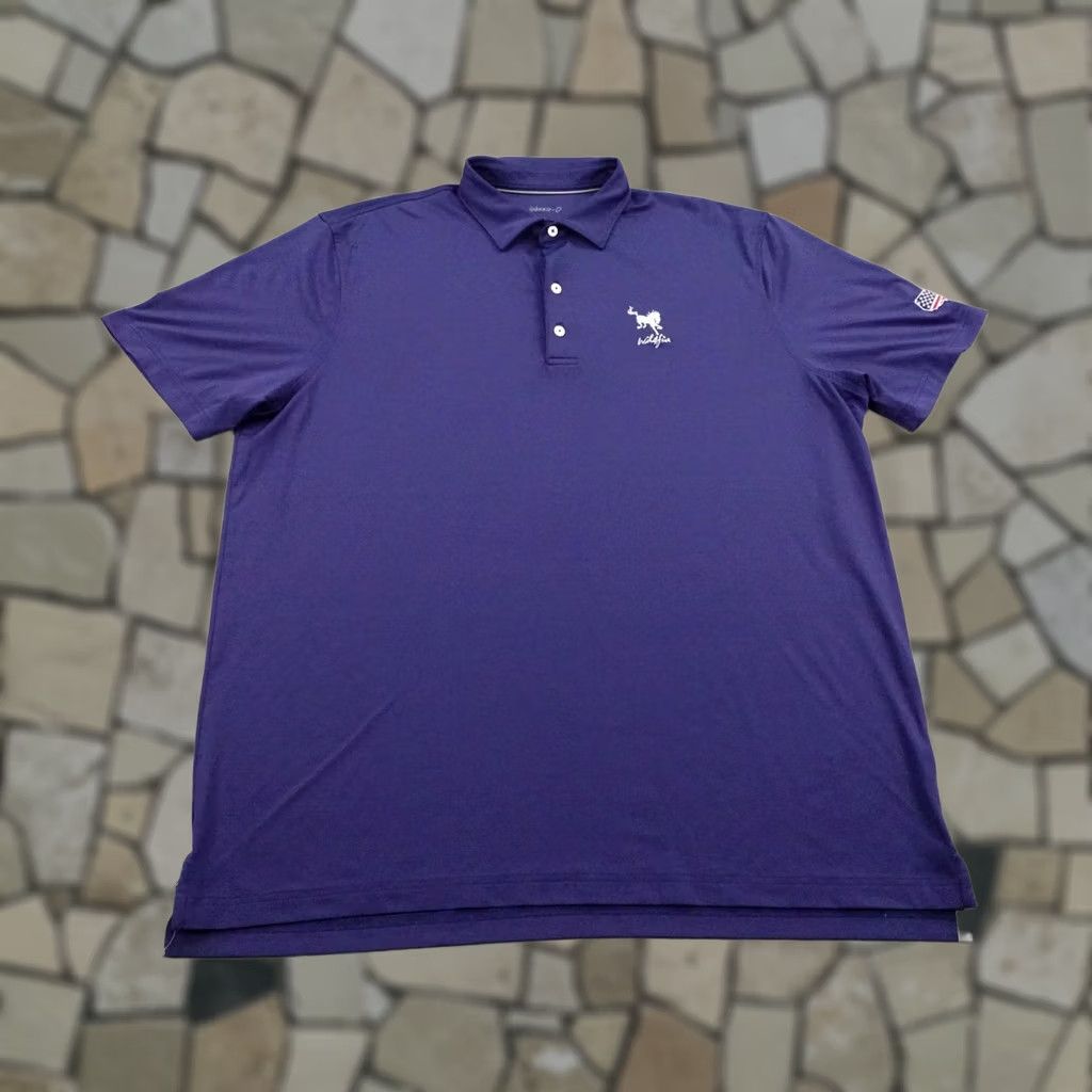 johnnie-O johnnie O Polo Shirt Mens XL Blue Performance Golf Club USA Flag Flex Size US XL / EU 56 / 4 - 1 Thumbnail