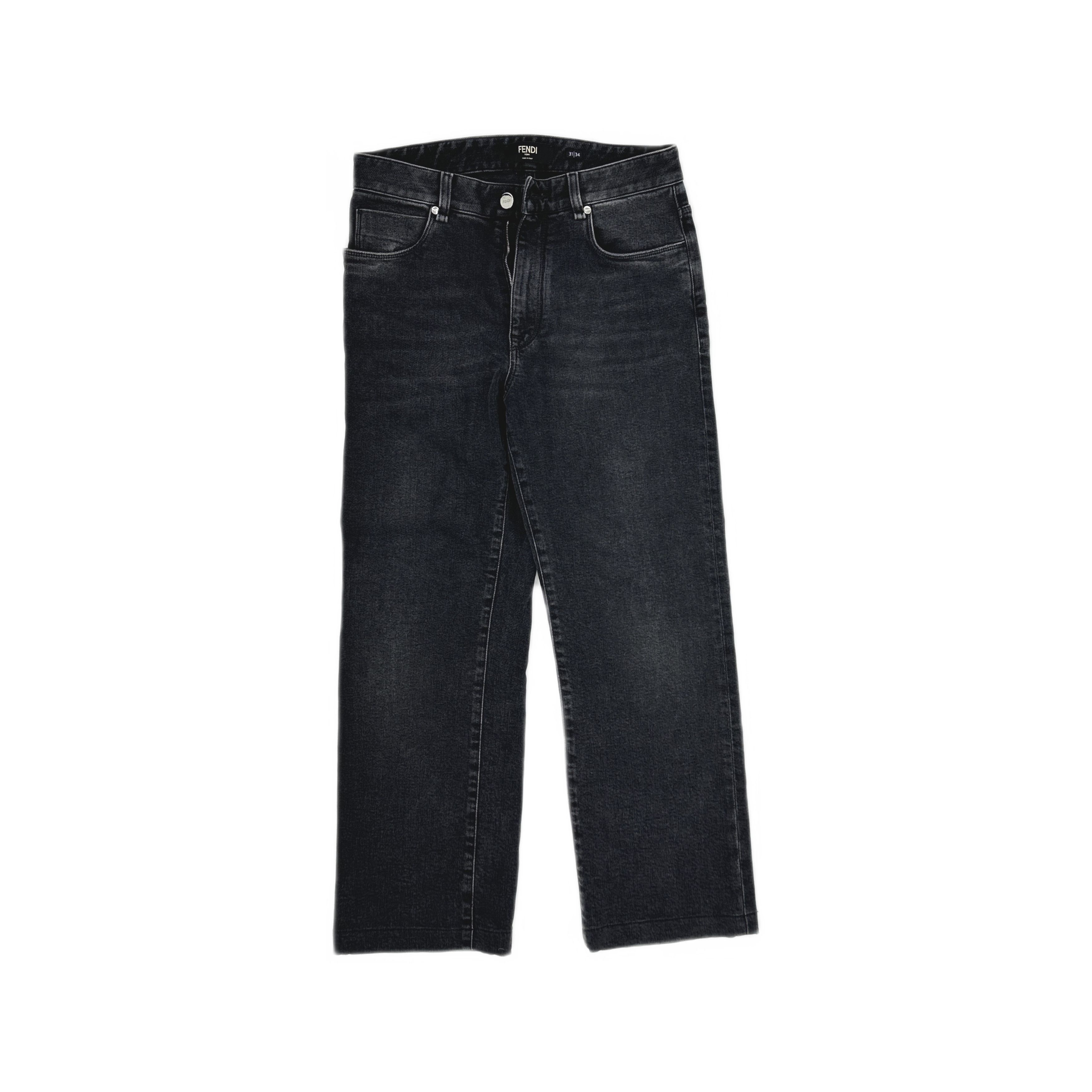 Fendi Fendi Black Denim Jeans Size 31 Size US 31 - 1 Thumbnail