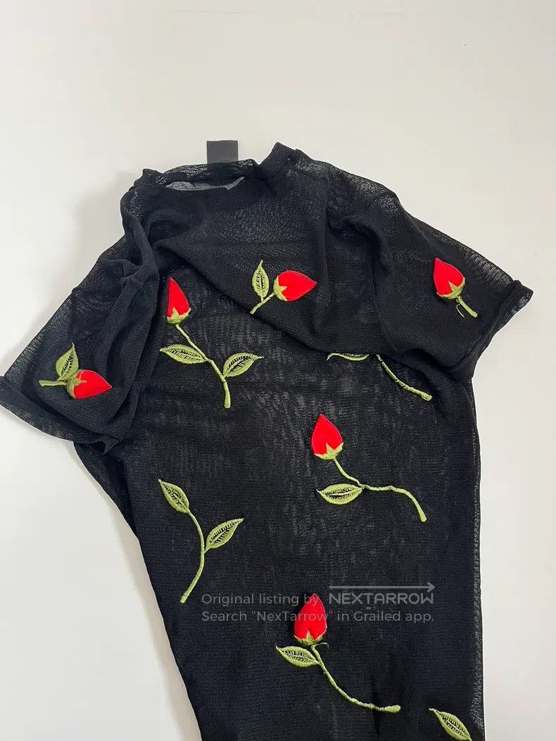 Vivienne Tam Vivienne Tam Embroidered Floral Tulle Dress Top Size S / US 4 / IT 40 - 8 Thumbnail