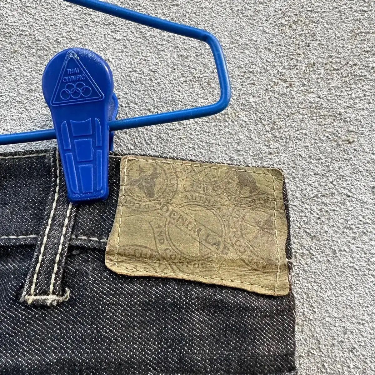 Denime DENIM LAB JEANS RIPPED JAPANESE RARE DENIM VINTAGE PANTS Size US 33 - 15 Thumbnail