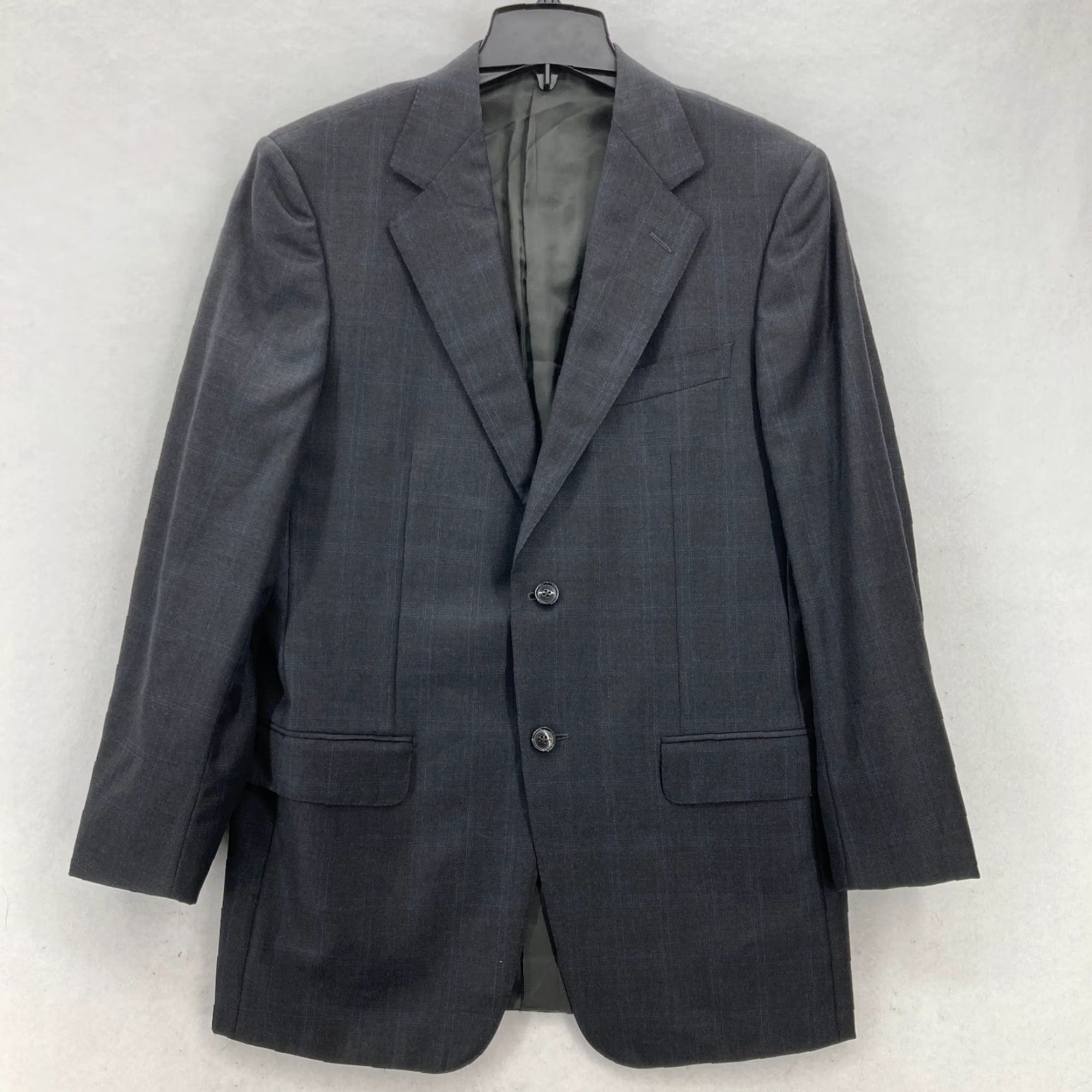 Ermenegildo Zegna Ermenegildo Zegna Blazer Sport Coat Mens 40 Gray Plaid Wool 2 Button Switzerland Jacket Coat Blazer Mens 40 Gray Plaid Wool Switzerland Size 40R - 2 Thumbnail