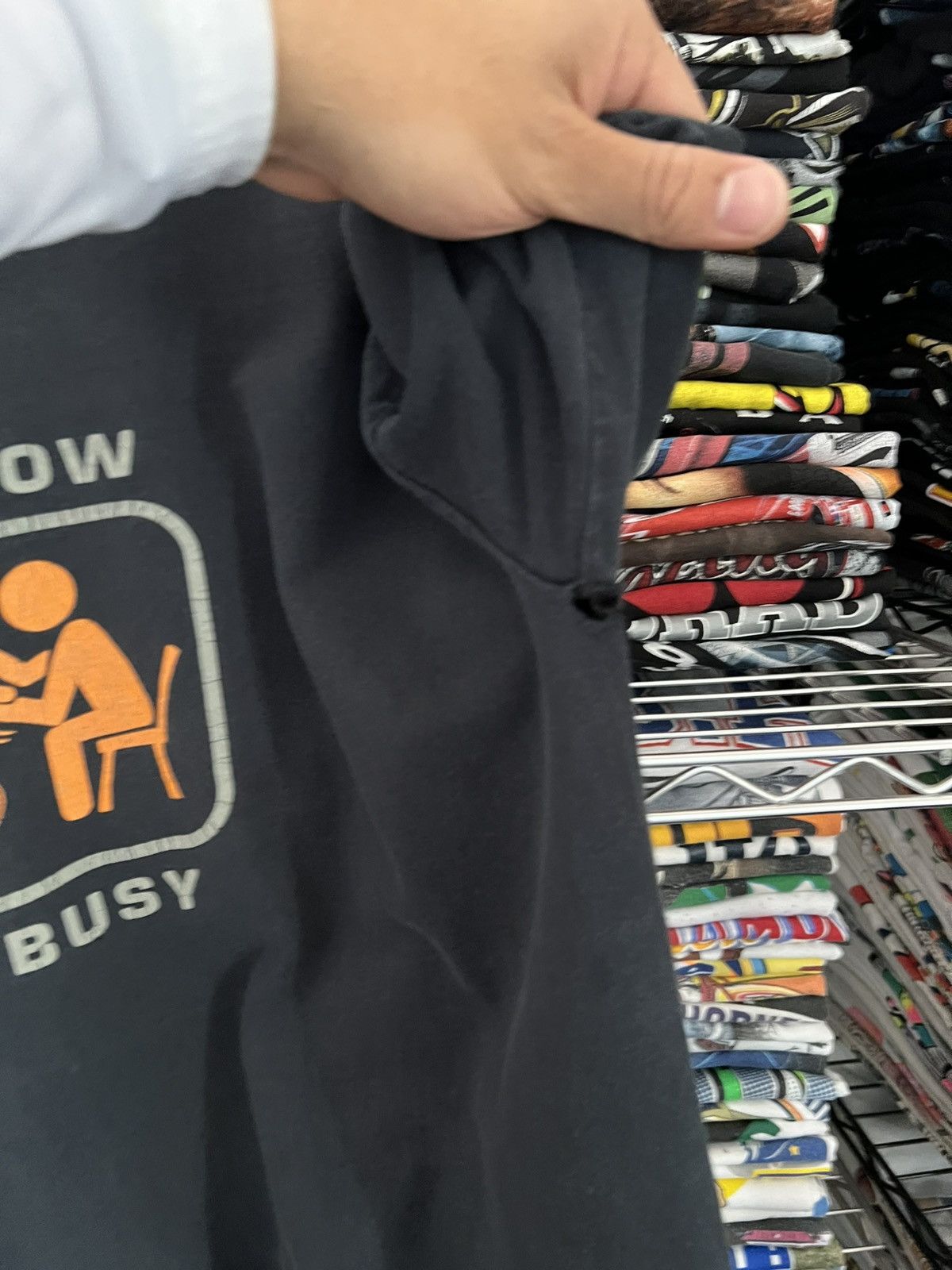 Vintage 90s Not Now I’m Busy Videogames Funny Souvenir Tee Size US L / EU 52-54 / 3 - 4 Thumbnail