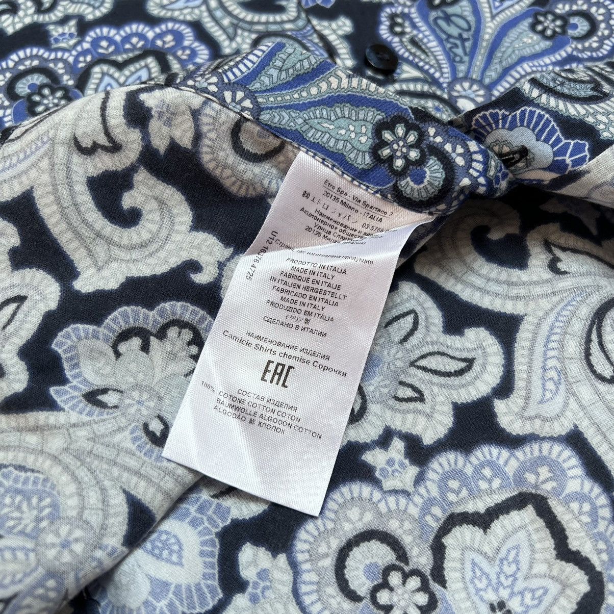 Etro Etro Milano Paisley shirt Size US L / EU 52-54 / 3 - 4 Thumbnail