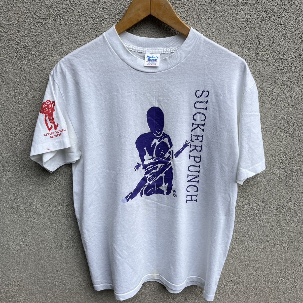 Band Tees Vintage rare 90s SUCKERPUNCH band tee hardcore punk Size US L / EU 52-54 / 3 - 2 Thumbnail