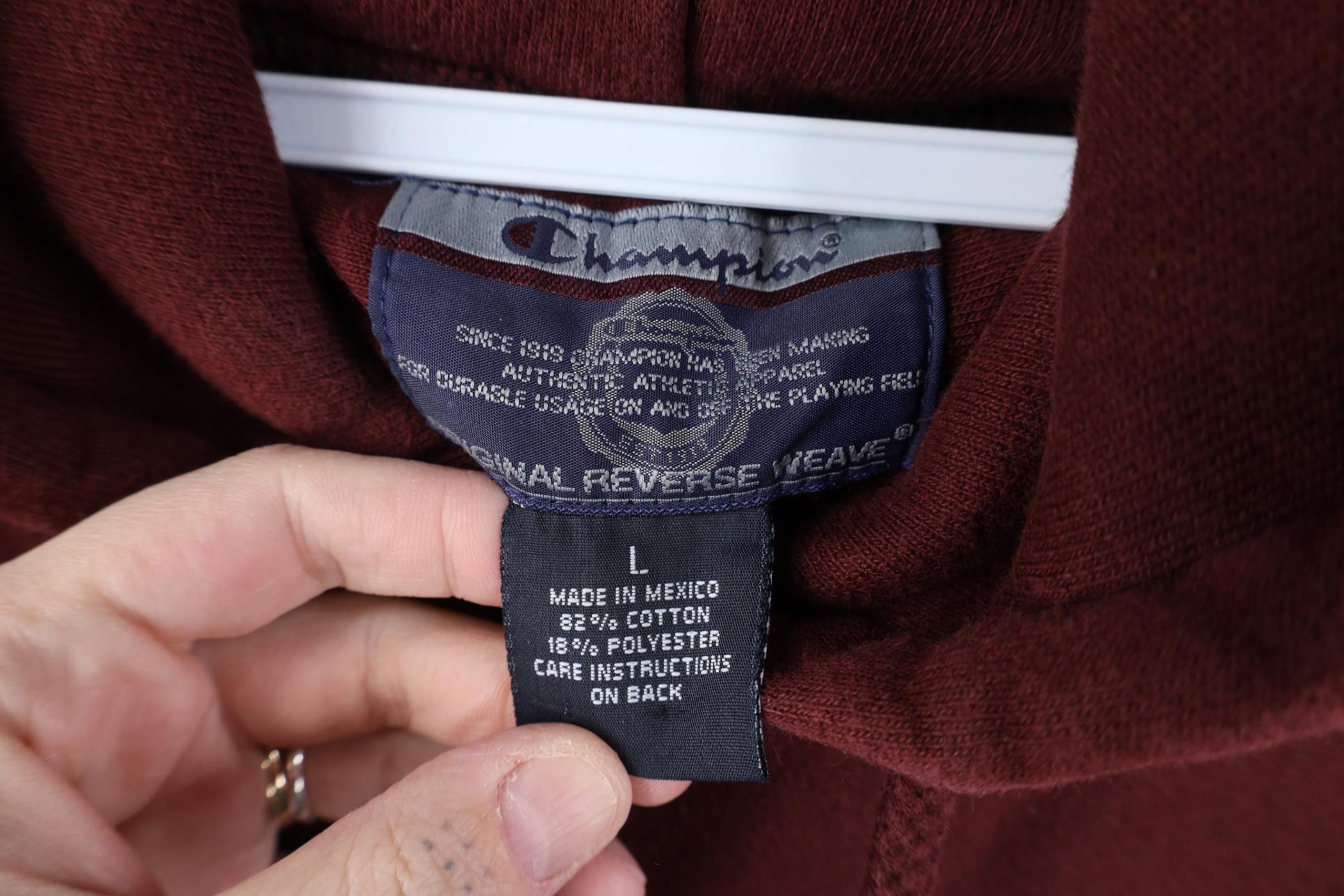 Champion Vintage 90s Champion Reverse Weave Amherst Basketball Hoodie Size US L / EU 52-54 / 3 - 11 Thumbnail