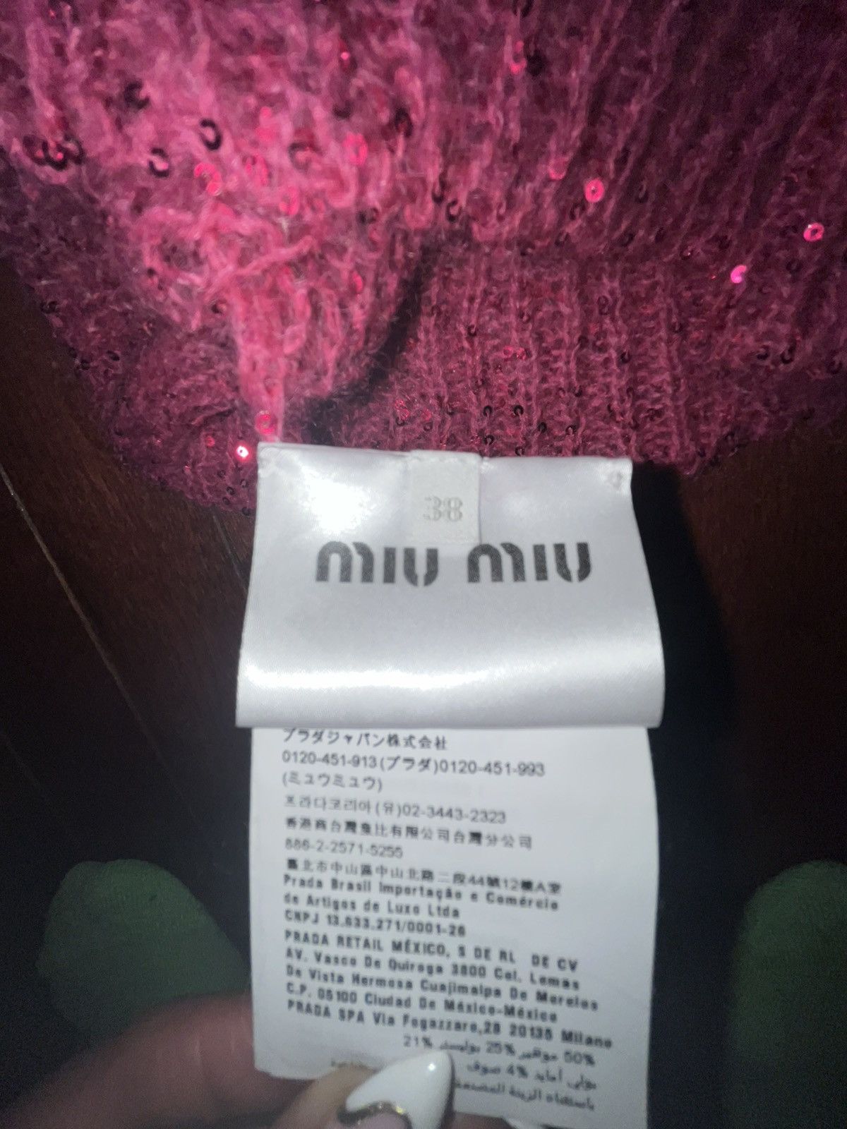Miu Miu Miu miu Sweater Size XS / US 0-2 / IT 36-38 - 3 Thumbnail