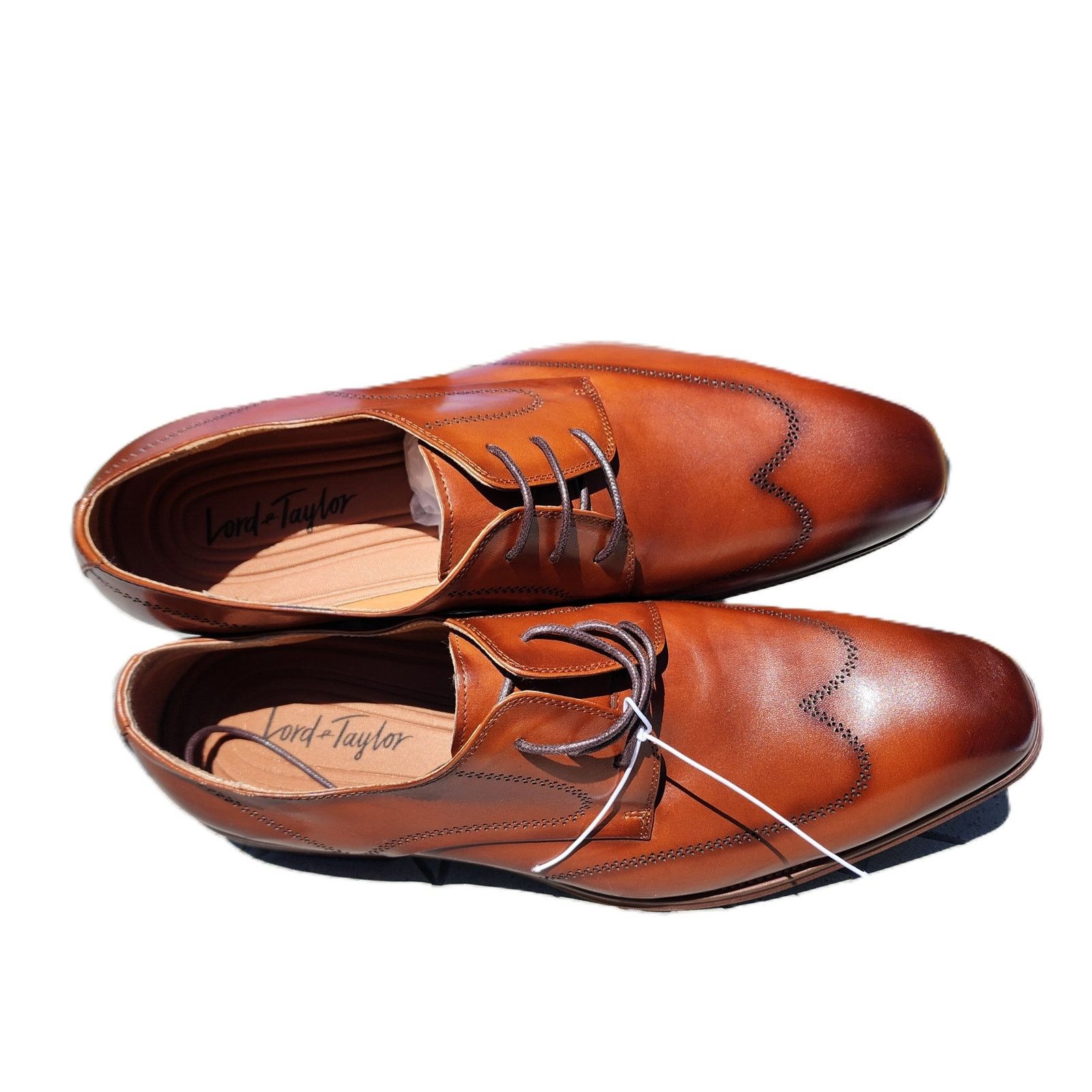 Lord & Taylor Lord & Taylor Lafayette Leather Wingtip Oxfords 11 Size US 11 / EU 44 - 4 Thumbnail