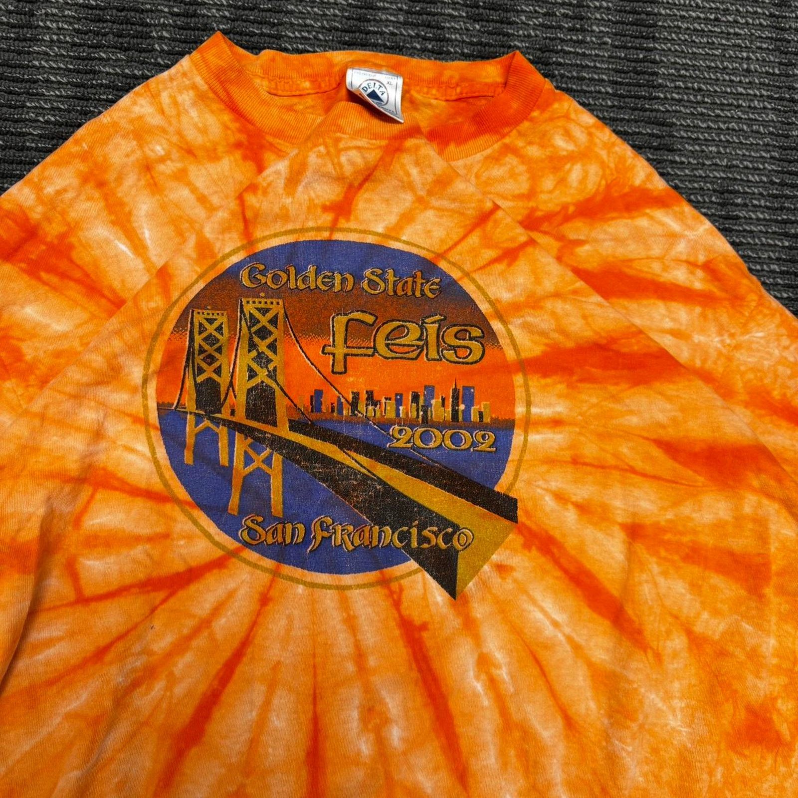 Delta Golden State San Francisco Feis Tie-Dye Long Sleeve Size US XL / EU 56 / 4 - 3 Thumbnail