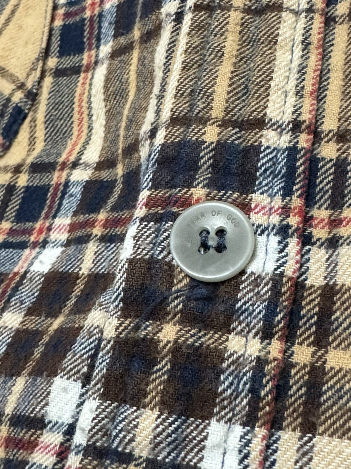 Fear of God Fear of God Fourth Collection Flannel Brown SZ Large 🔥 Size US L / EU 52-54 / 3 - 4 Thumbnail