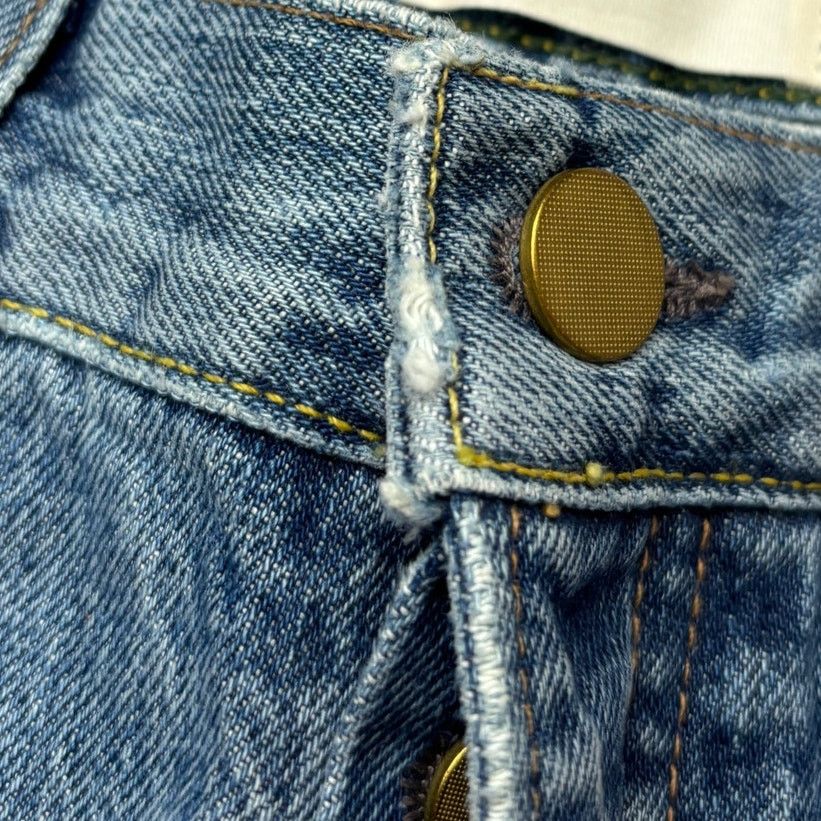 Sid Mashburn $175 Sid Mashburn Slim Straight Jeans 33x30 Made in USA Size US 33 - 11 Thumbnail