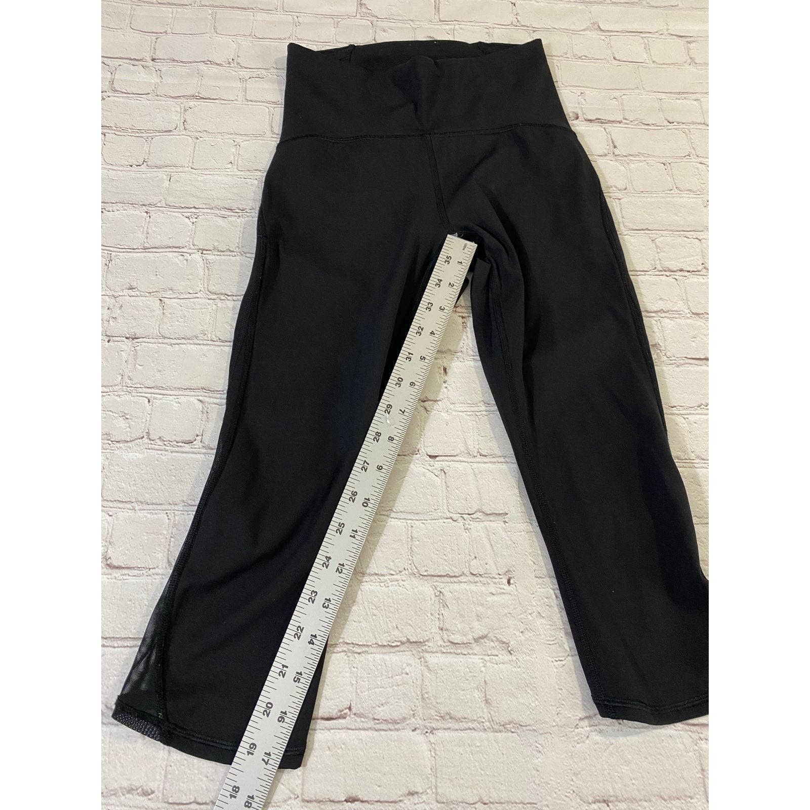 Lululemon Black lululemon leggings size 4 Size 27" / US 4 / IT 40 - 3 Thumbnail