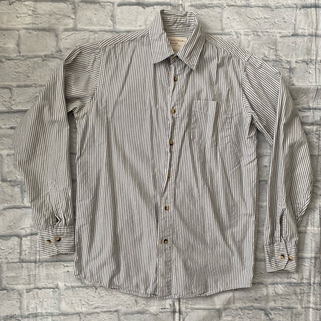 Wrangler Wrangler jeans men S 100% cotton button down longsleeve stri Size US S / EU 44-46 / 1 - 1 Thumbnail