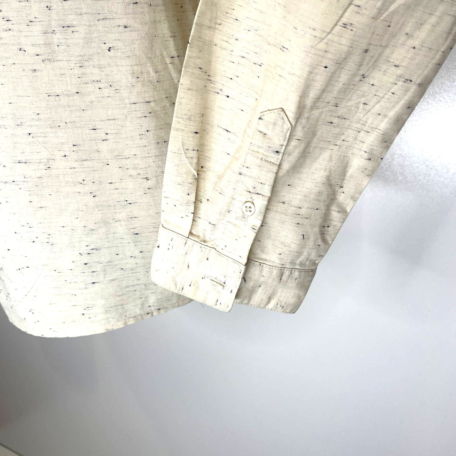 RVLT RVLT Revolution Button Down Shirt Long Sleeve Cream Size US L / EU 52-54 / 3 - 5 Thumbnail