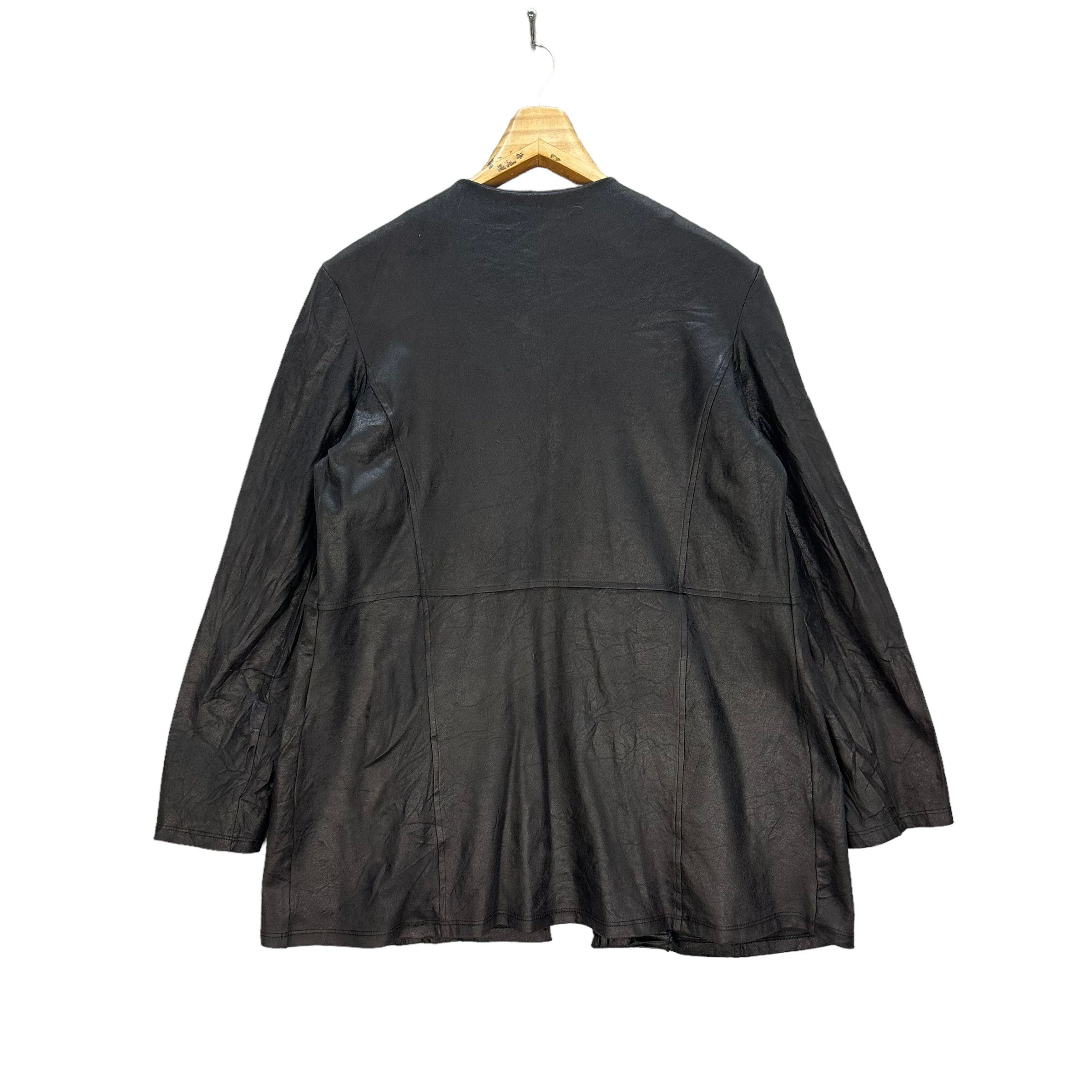 Japanese Brand ME MADE IN FRANCE NECK BUTTON CASUAL JACKET #8058-199 Size M / US 6-8 / IT 42-44 - 11 Thumbnail