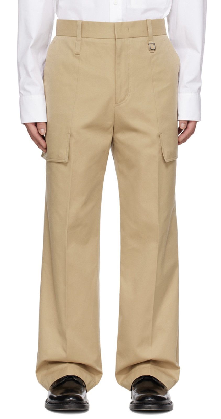 Wooyoungmi Wooyoungmi Beige Flap Pocket Cargo Pants Size US 28 / EU 44 - 6 Thumbnail