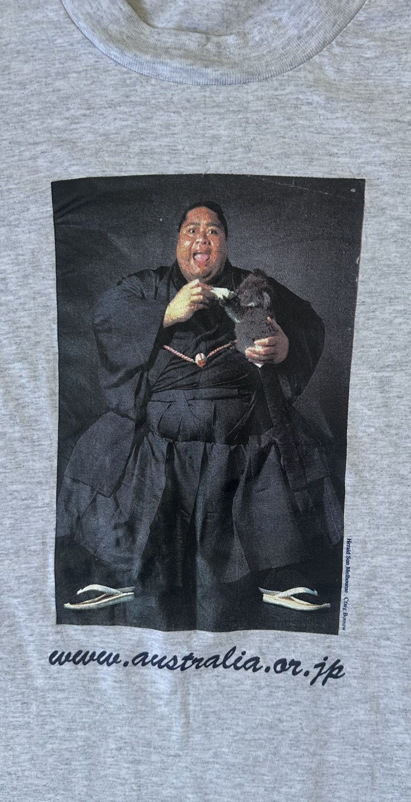 Other VINTAGE HERALD SUN AUSTRALIA SUMO 90S TEE Size US L / EU 52-54 / 3 - 2 Thumbnail