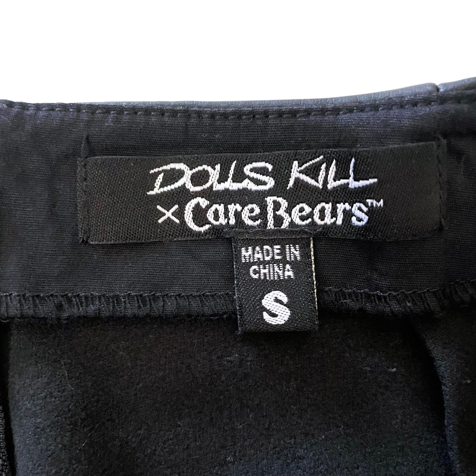 Dolls Kill Dolls Kill x Care Bears Planet Care Faux Leather Mini Skirt Size 27" / US 4 / IT 40 - 4 Thumbnail