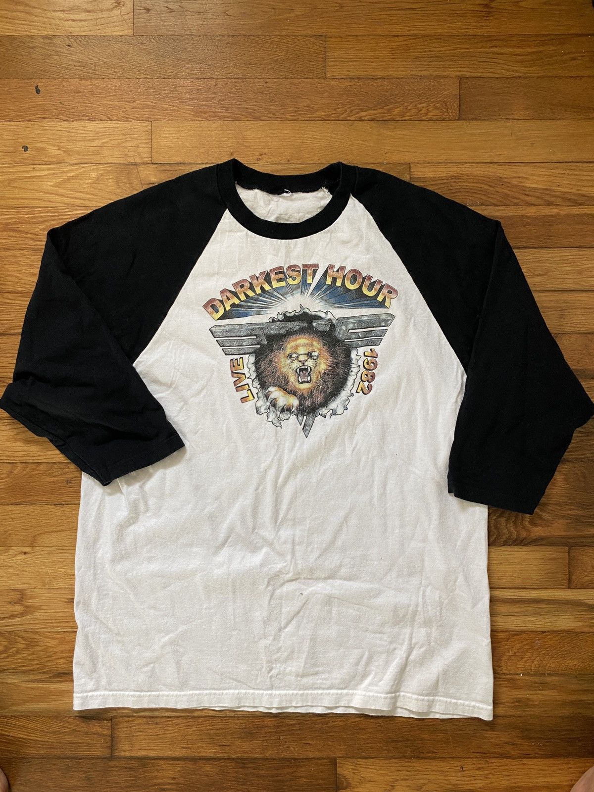 Darkest hours baseball tee