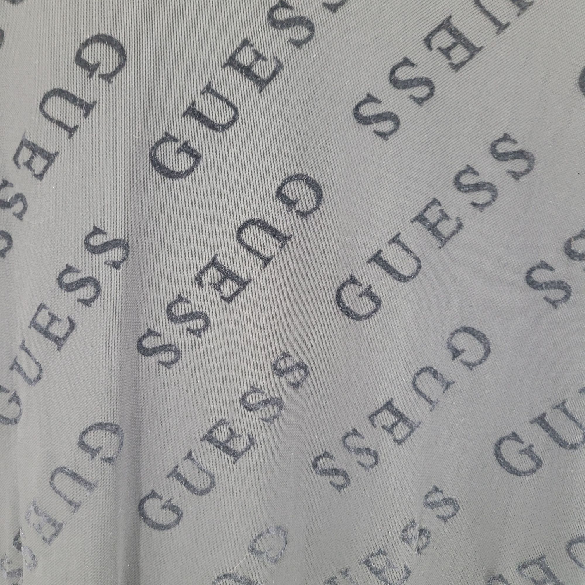 Guess Y2K Guess Black Sheer Mesh Velvet Logo Spell Out Mini Slip D Size M / US 6-8 / IT 42-44 - 2 Thumbnail