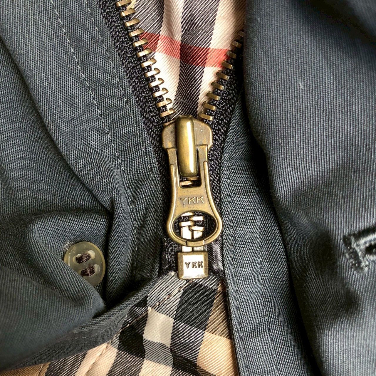 Burberry Vintage 90s Burberrys Nova Check Lined Hooded Coat Size US XL / EU 56 / 4 - 10 Thumbnail