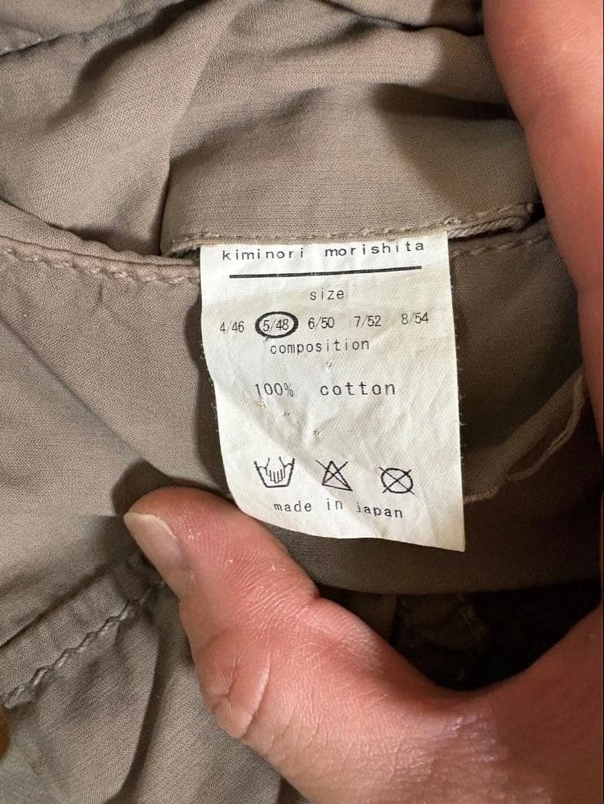 Kiminori Morishita kiminori morishita - Men's Cotton Cargo Pants Grey Size US 32 / EU 48 - 3 Thumbnail